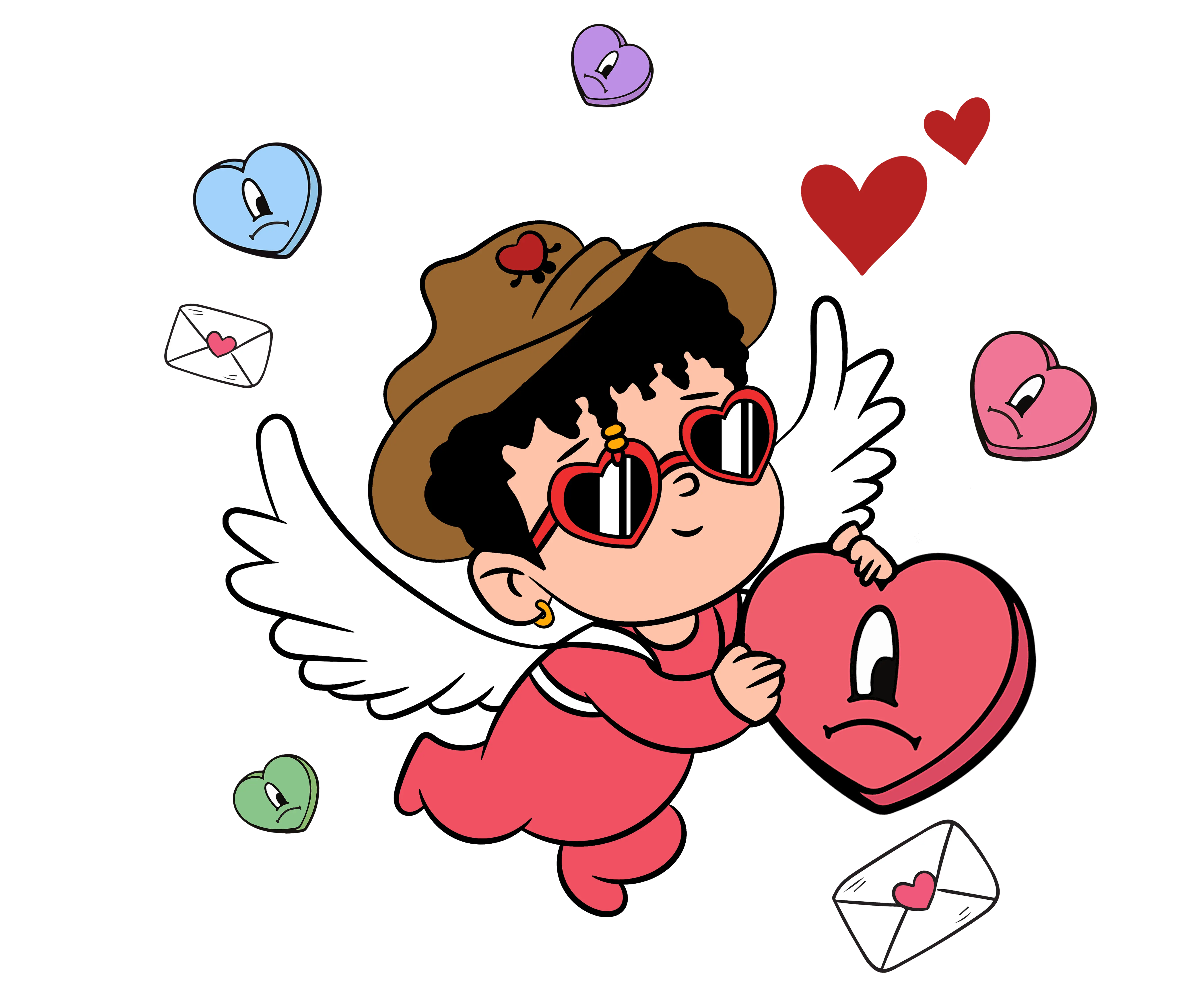 Baby Benito Valentine's Design - DTF Ready To Press - DTF Dallas