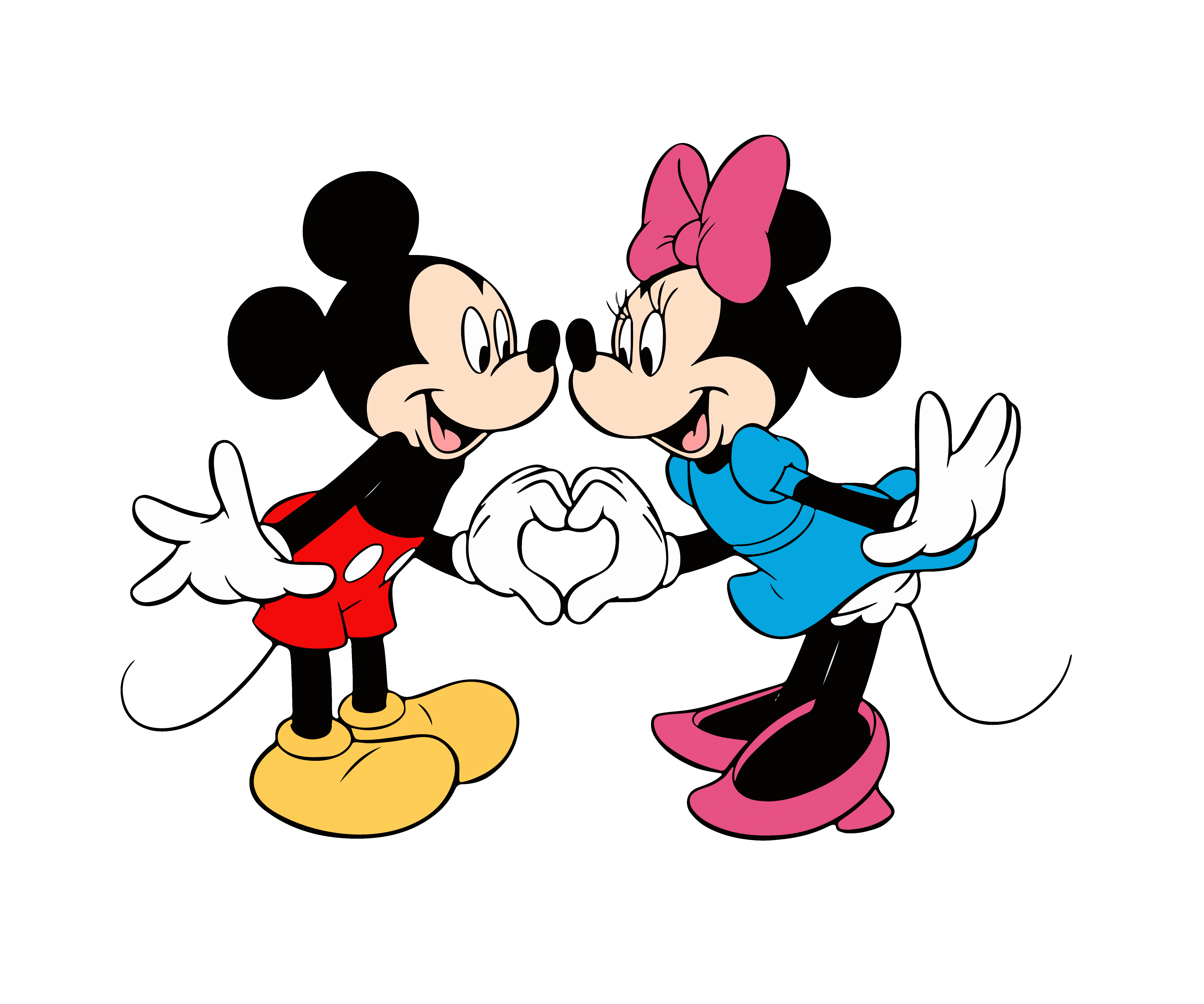 Mickey and Minnie Mouse Valentine's Design - DTF Ready To Press - DTF Dallas
