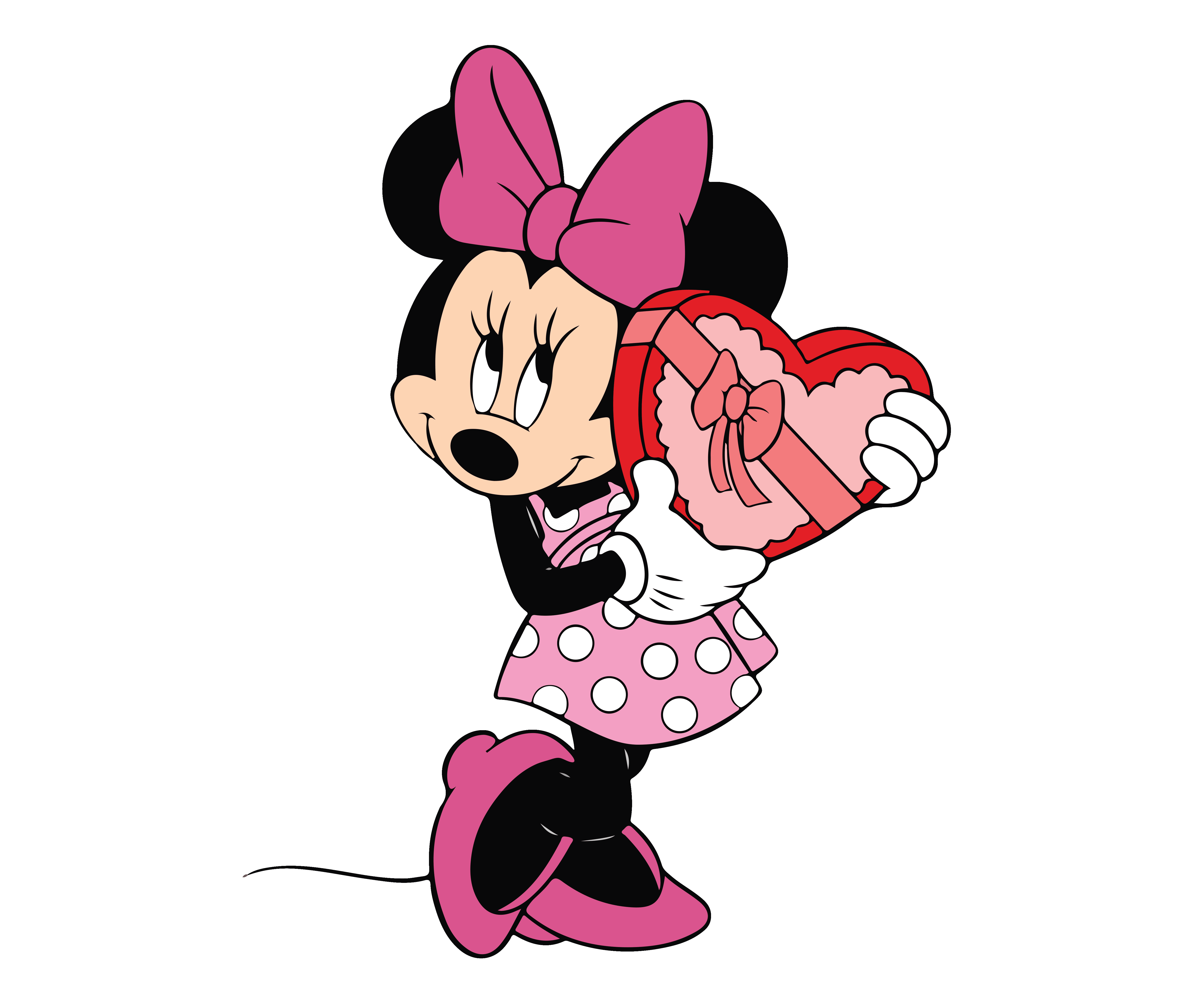 Minnie Mouse Valentine's Design - DTF Ready To Press