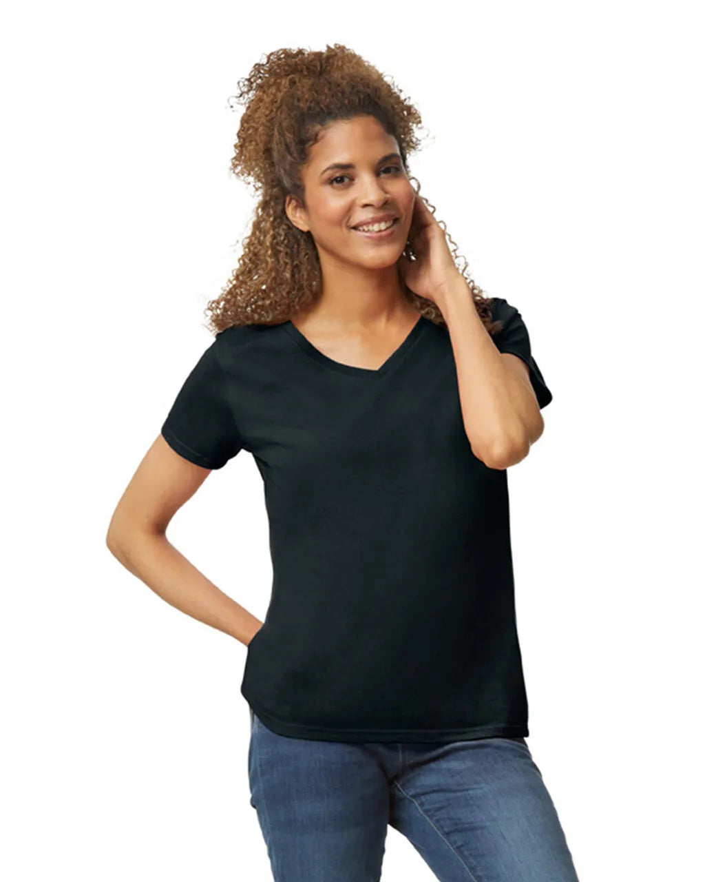 Gildan 5V00L Women's V-Neck T-Shirt