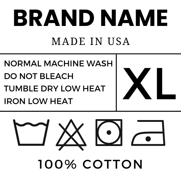 Customizable Neck Label