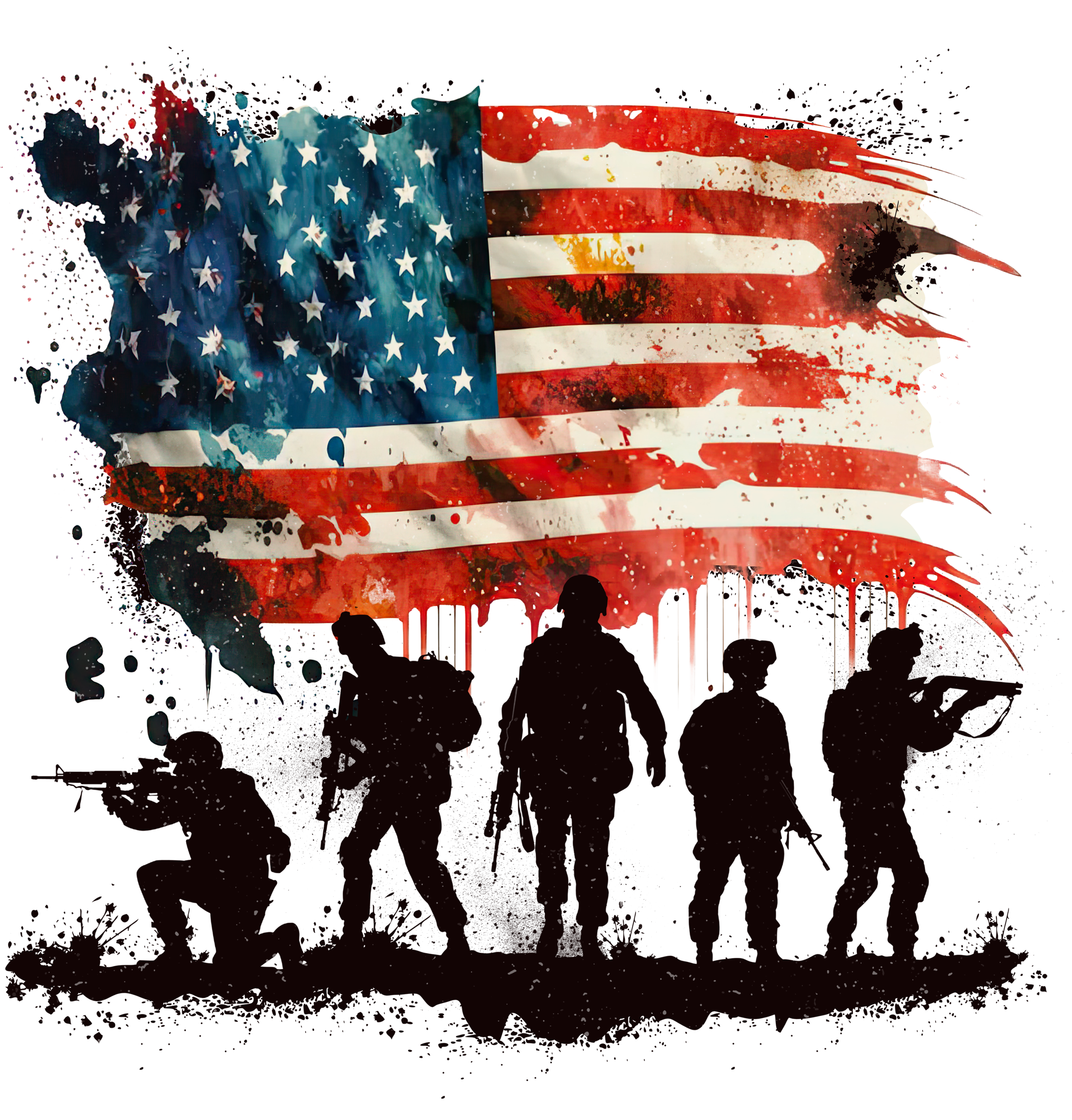 Freedom Warriors | 4th Of July Ready To Press Designs