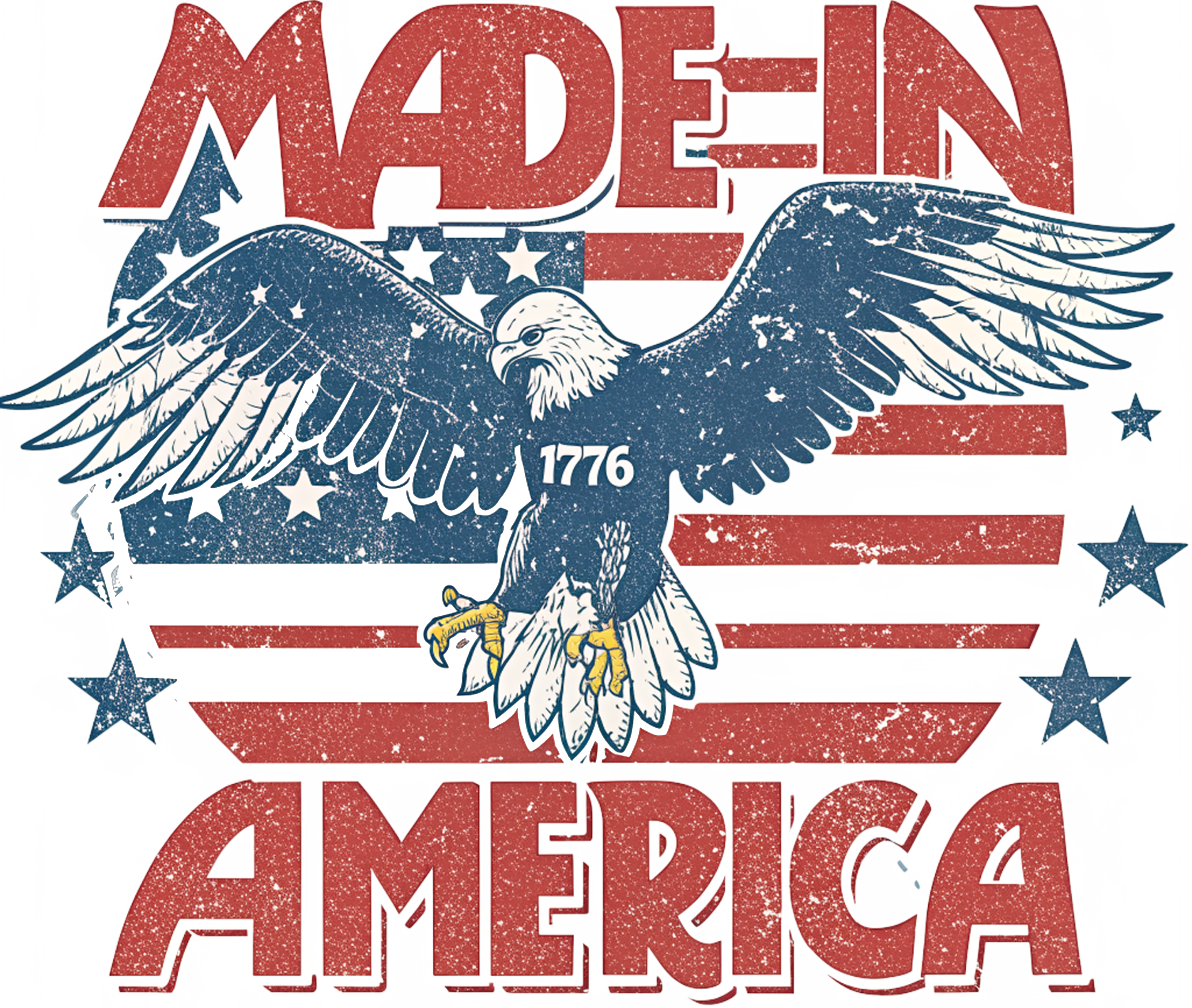 Made in America | 4th Of July Ready To Press Designs