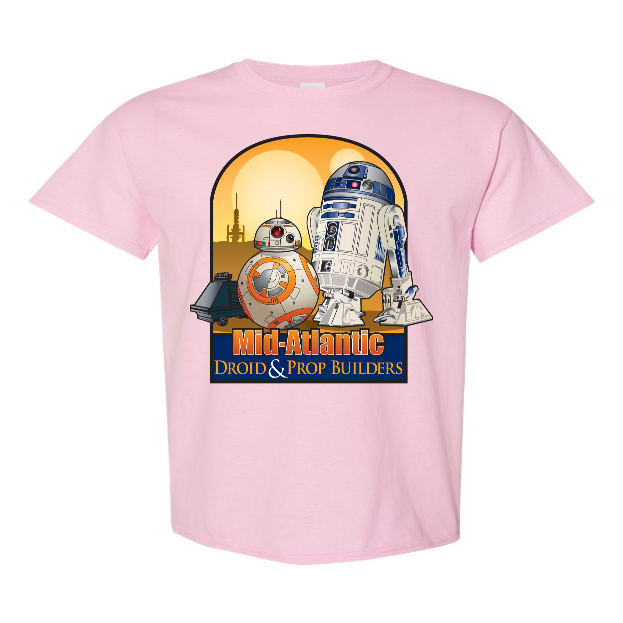Mid Atlantic Drone D&PB - T-Shirt blank apparel for custom DTF printing (view 7)