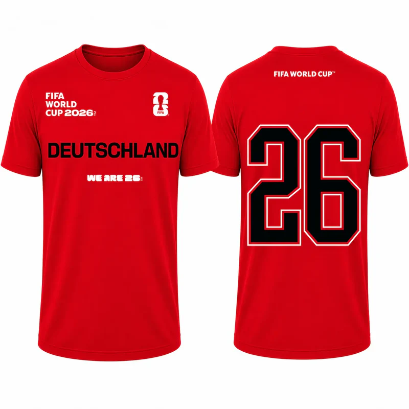 FIFA World Cup 2026 Germany Shirt – Official "We Are 26" Team Germany T-Shirt
