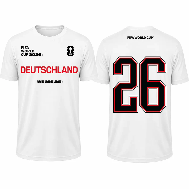 FIFA World Cup 2026 Germany Shirt – Official "We Are 26" Team Germany T-Shirt