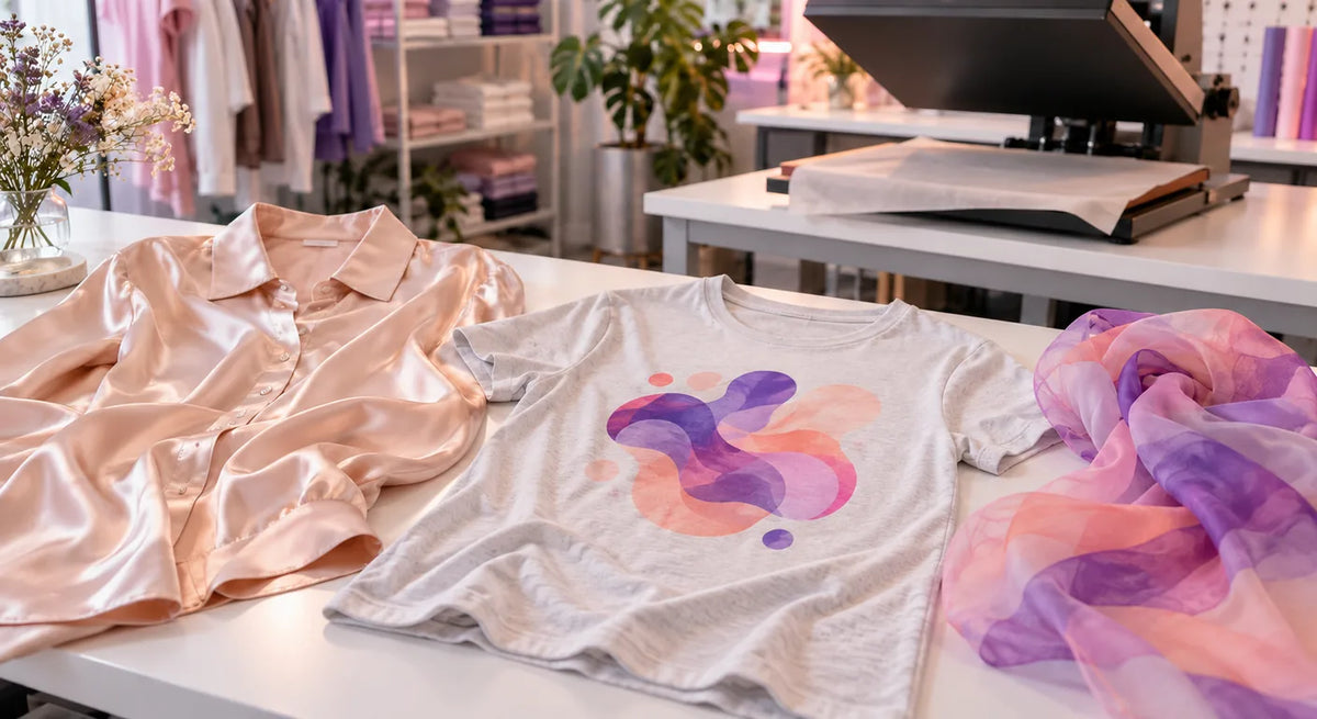 Heat Transfers on Delicate Fabrics: How to Press Polyester, Tri-Blends, Nylon, and More