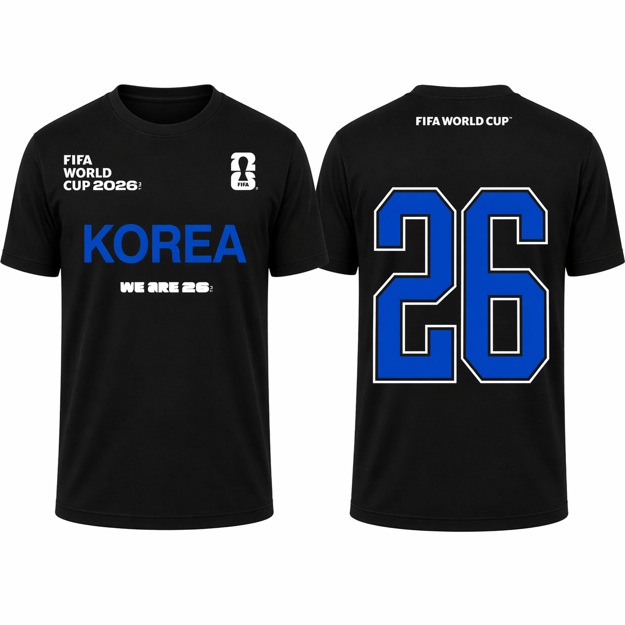 FIFA World Cup 2026 Korea Shirt – Official "We Are 26" Team Korea T-Shirt