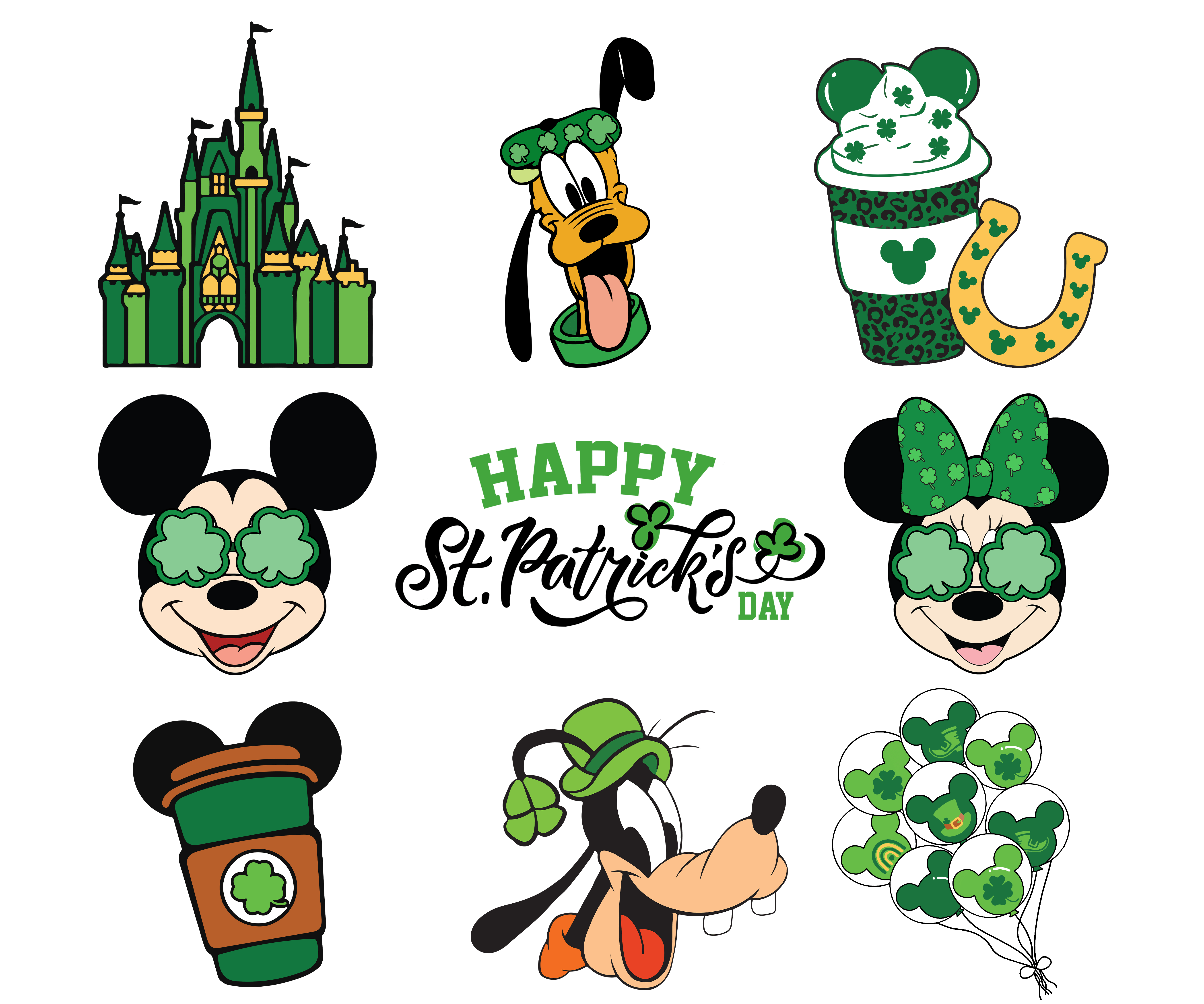 Mickey Mouse Disneyland Happy St. Patrick's Day | DTF Jersey