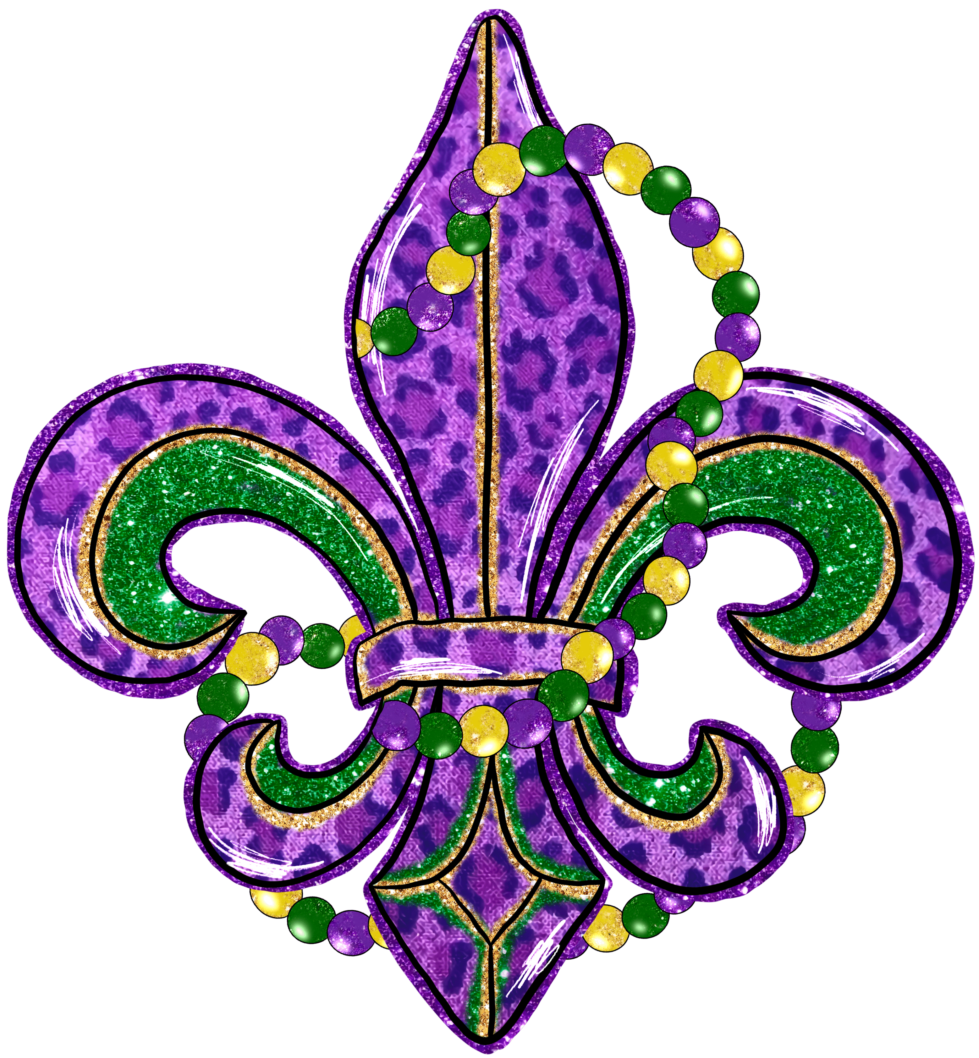 Mardi Gras Carnival DTF Design - Ready to Press | DTF Jersey