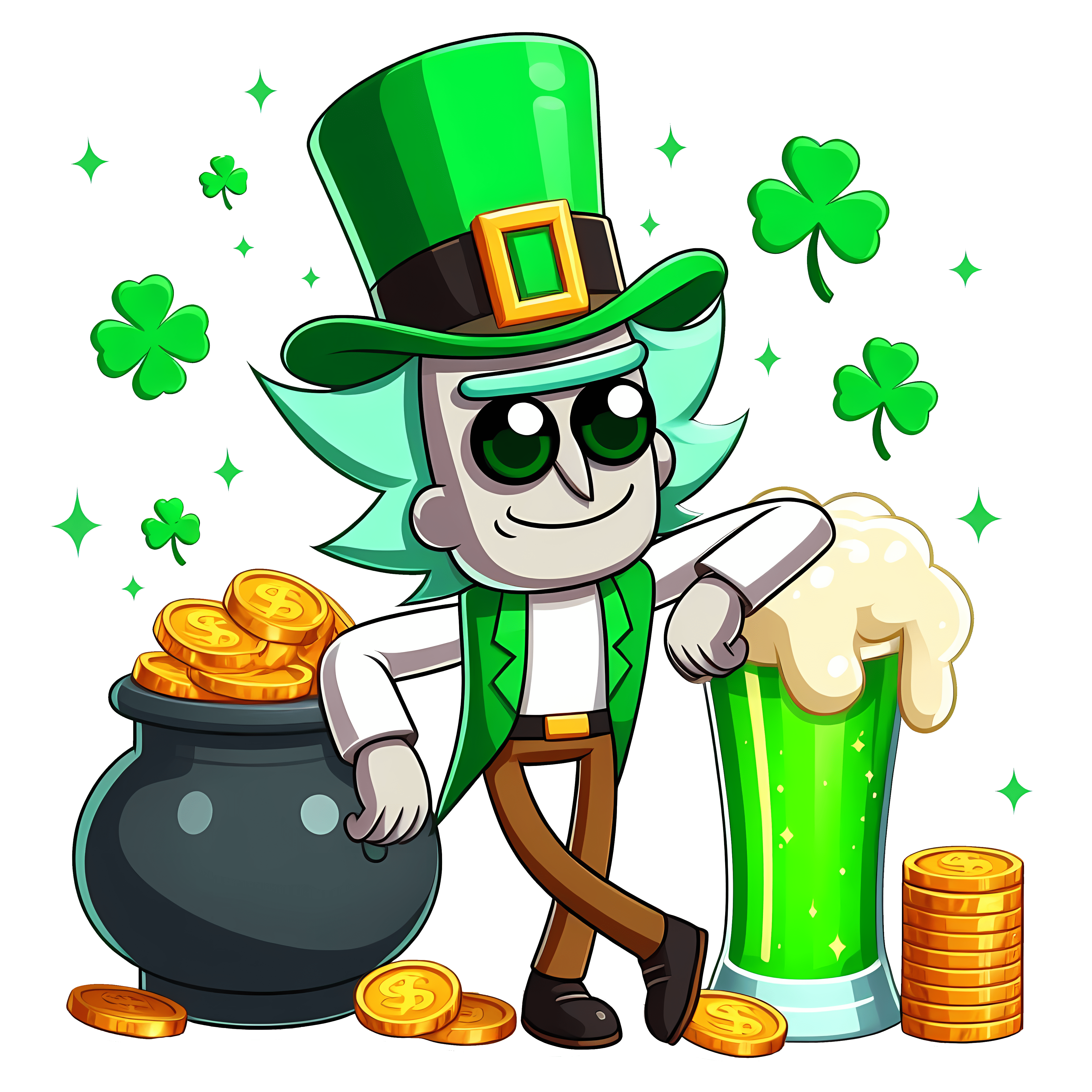 Rick Lucky Day Saint Patrick Design | DTF Jersey