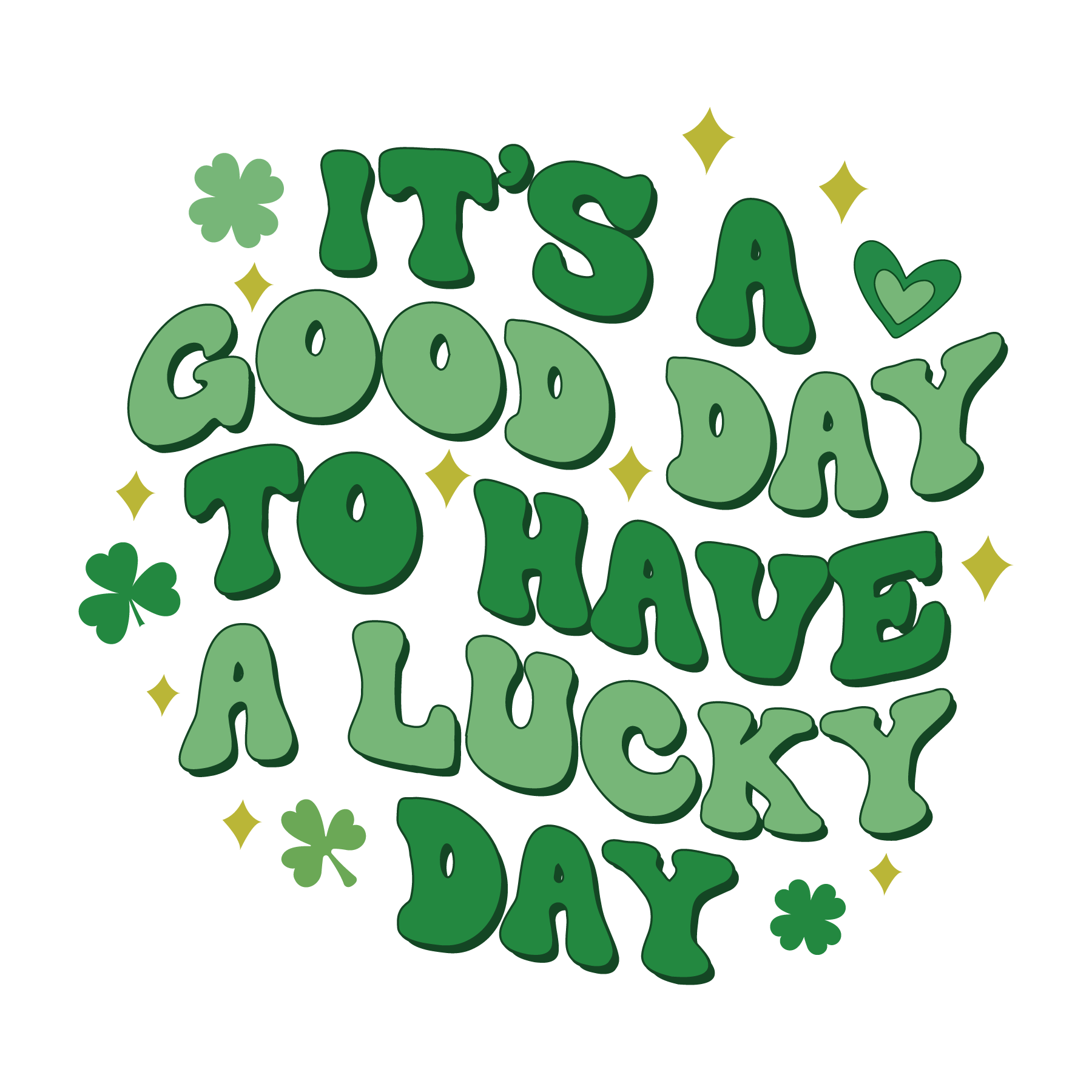 It's a Good Day for a Lucky Day | DTF Jersey