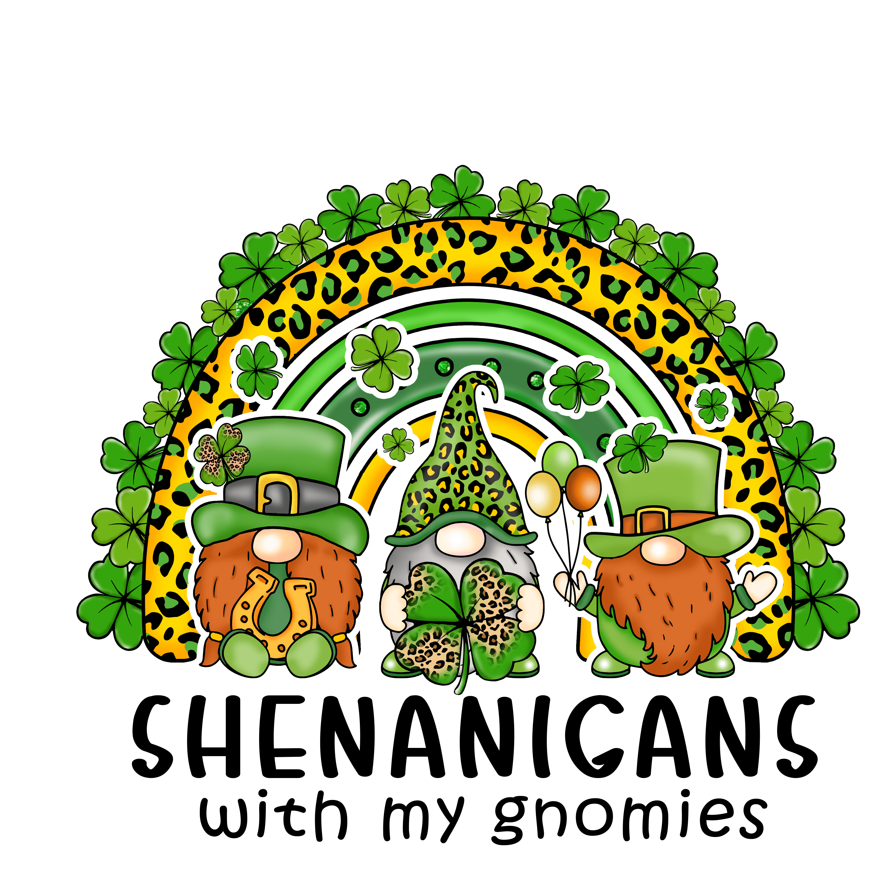 Shenanigans with My Gnomies St. Patty's Rainbow | DTF Jersey