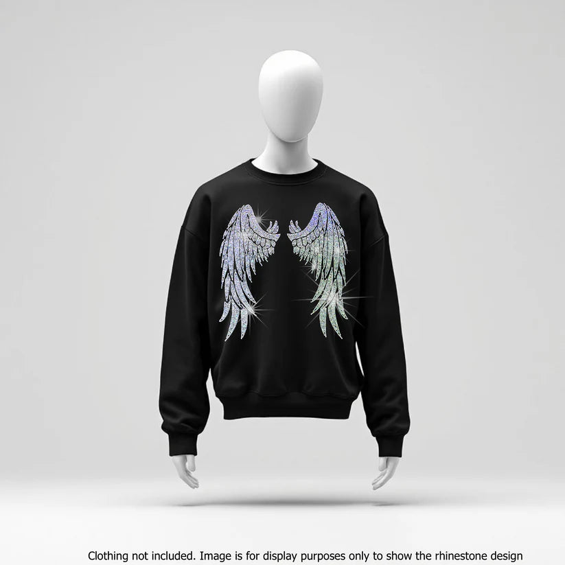 LA Wings Rhinestone Hot Fix Transfer | Style 21032