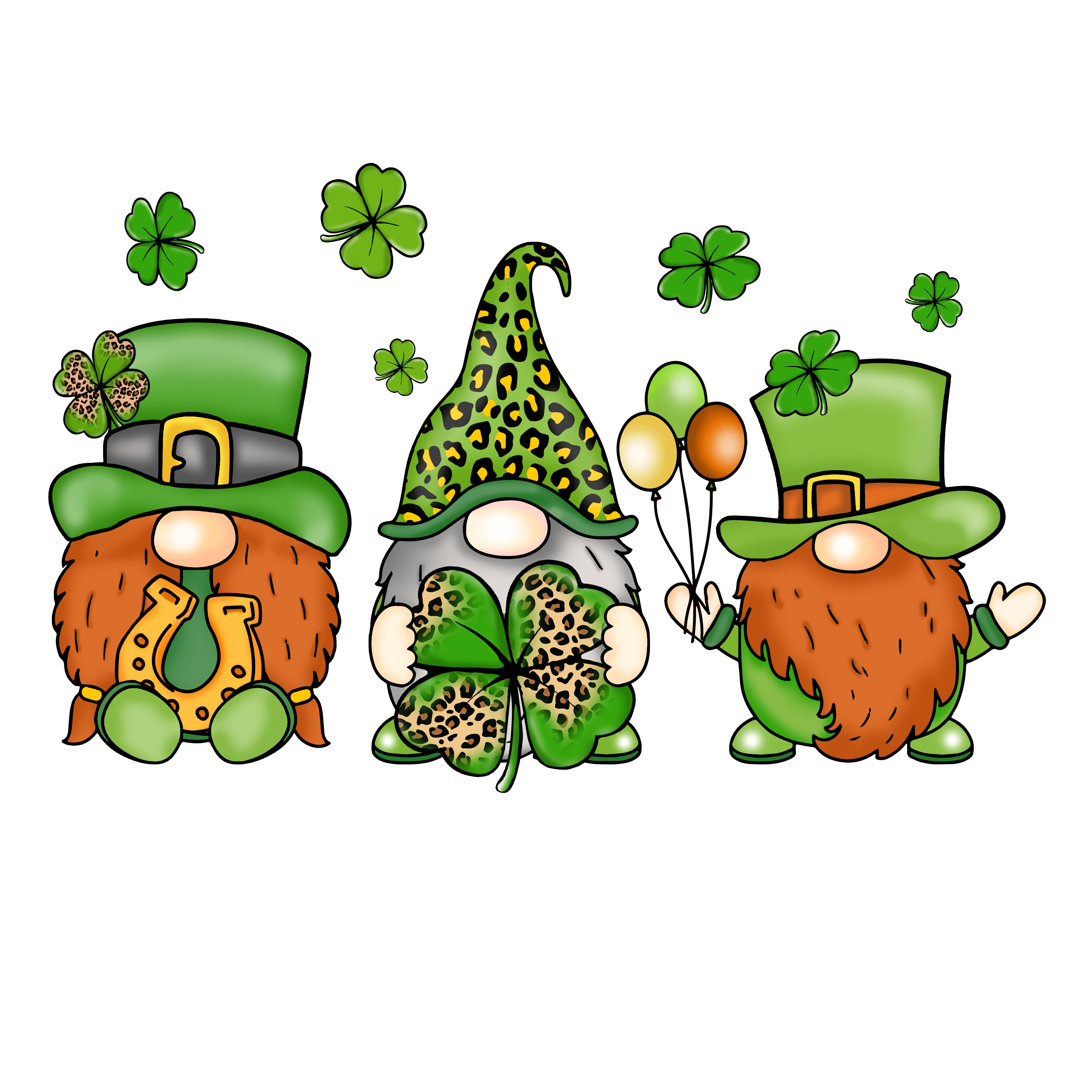 Patrick's Day Celtic Culture Design - DTF Ready To Press
