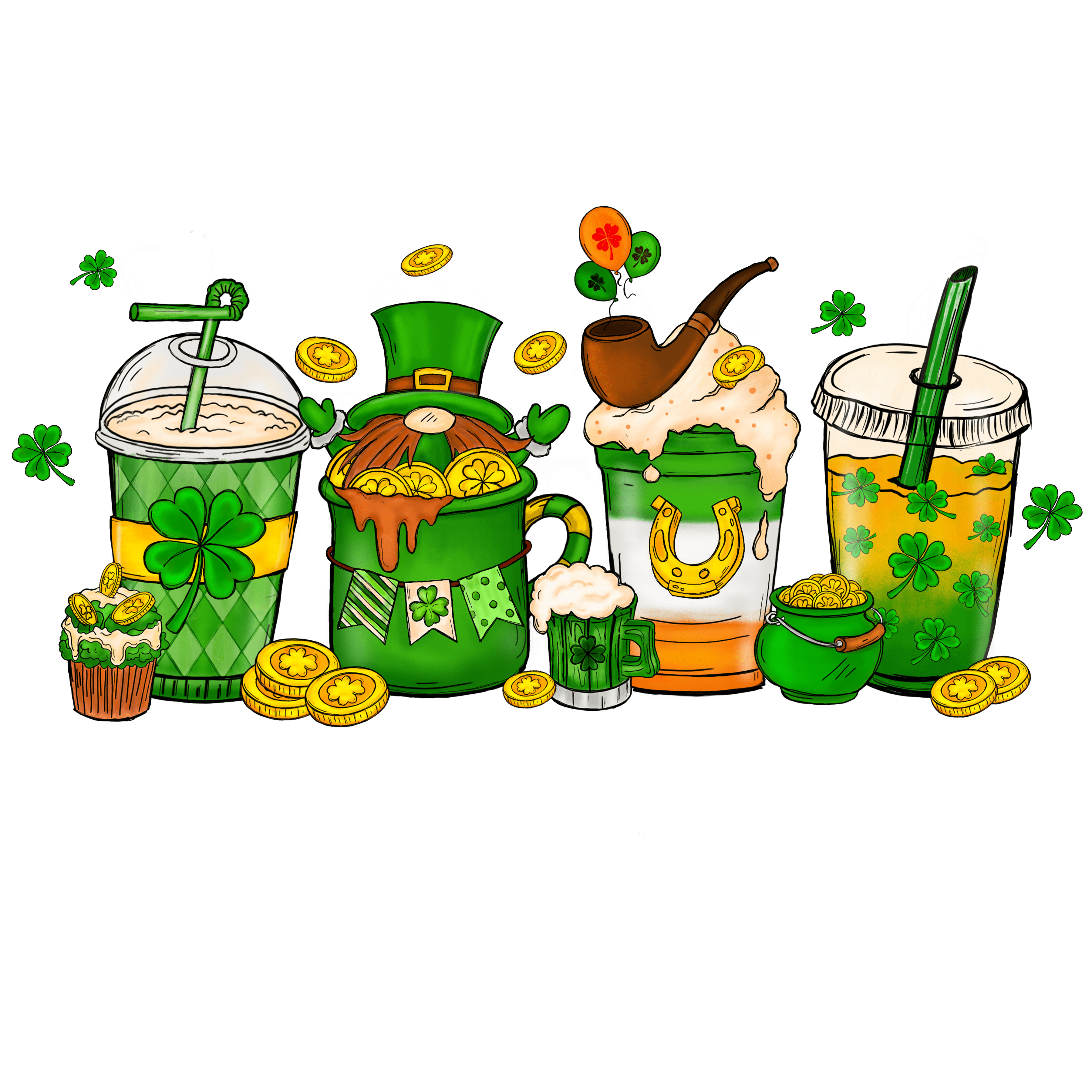 Irish Whiskey Design - DTF Ready To Press