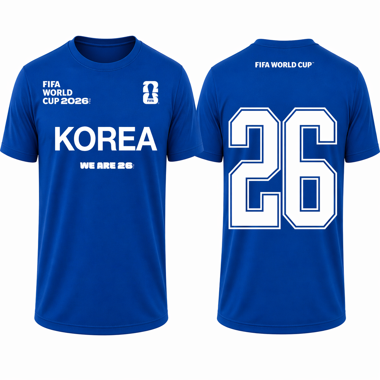 FIFA World Cup 2026 Korea Shirt – Official "We Are 26" Team Korea T-Shirt