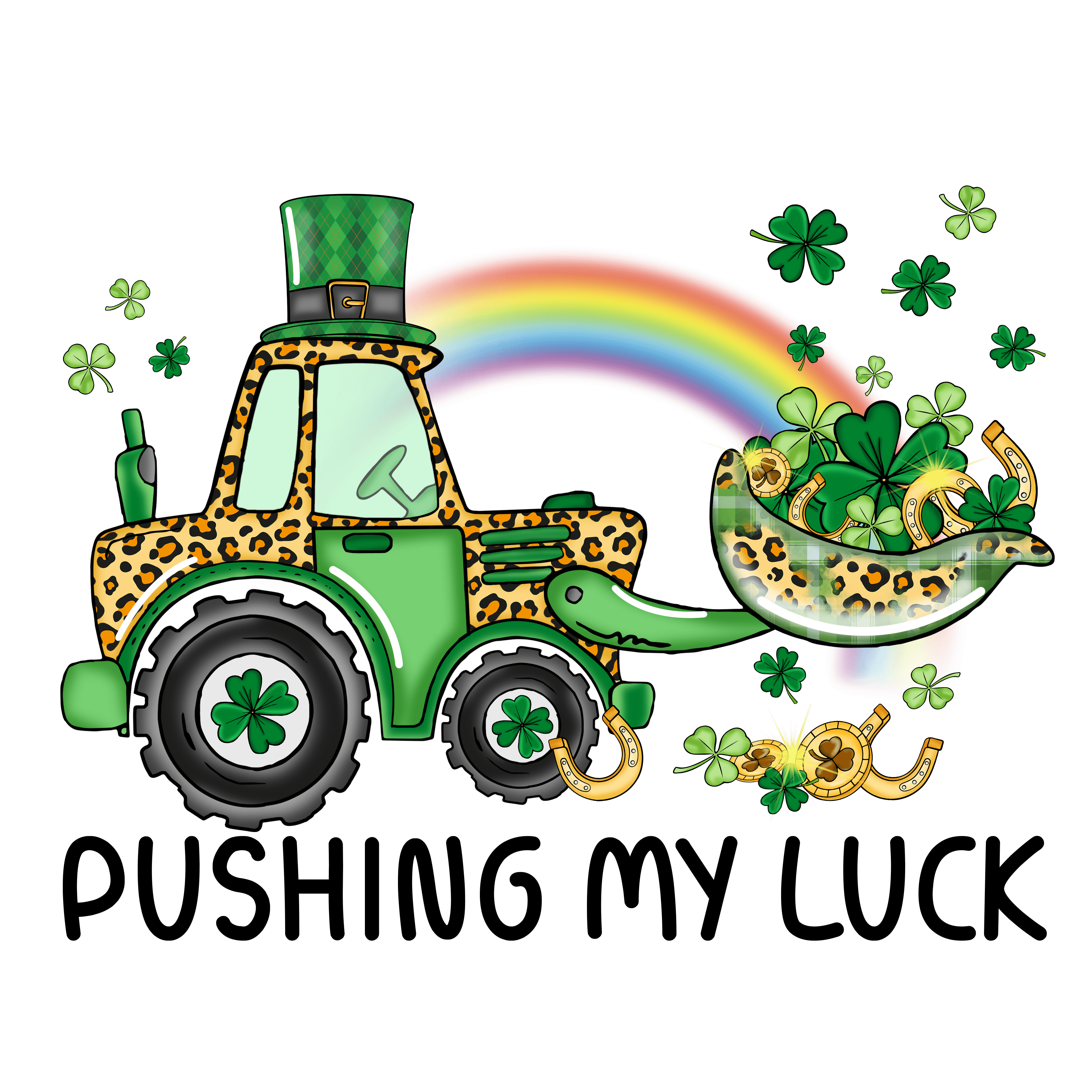 Lucky Charms Clover Truck Design | DTF Jersey