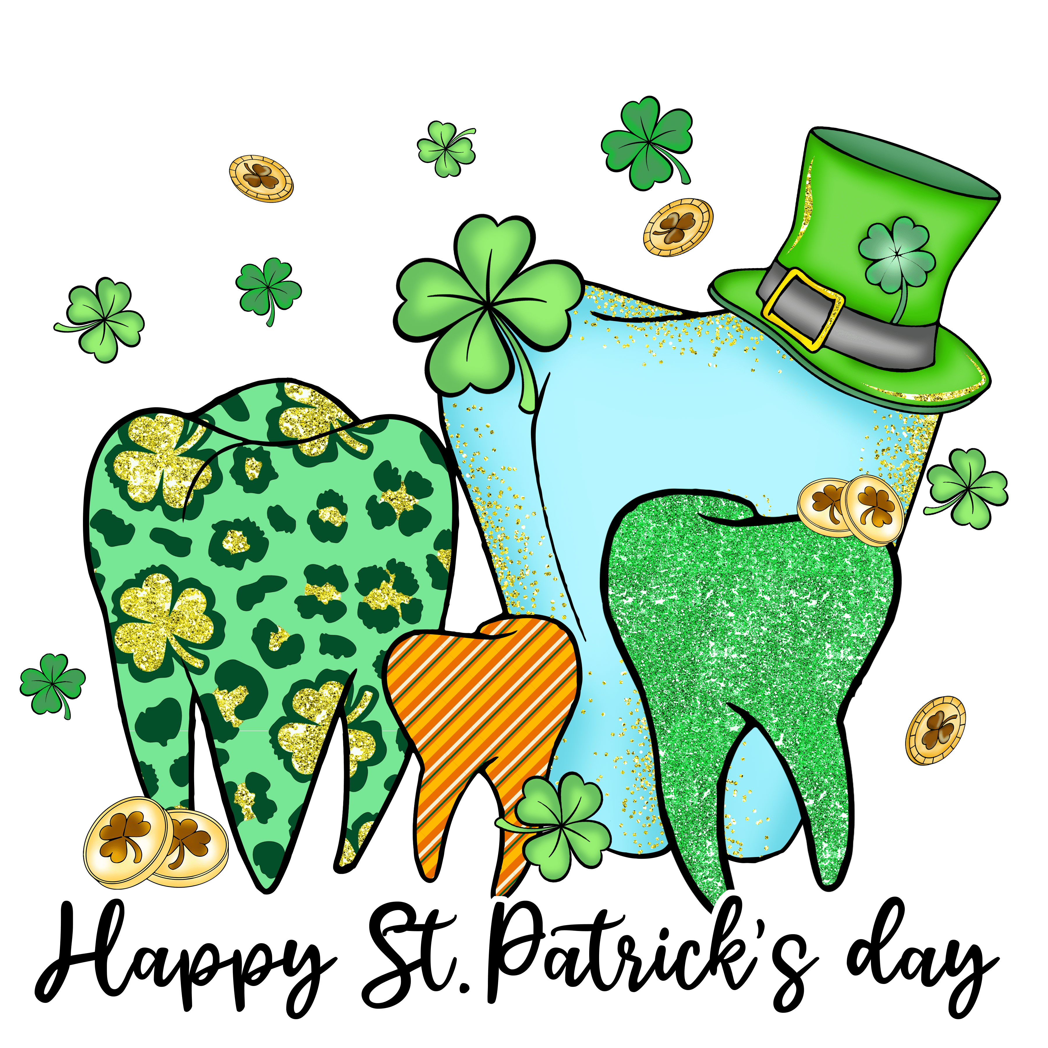 Happy Saint Patrick's Day Dentist Design | DTF Jersey