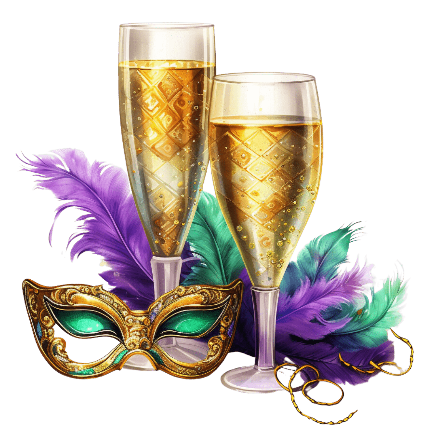 Mardi Gras Carnival DTF Design Ready Press V2 | DTF Jersey