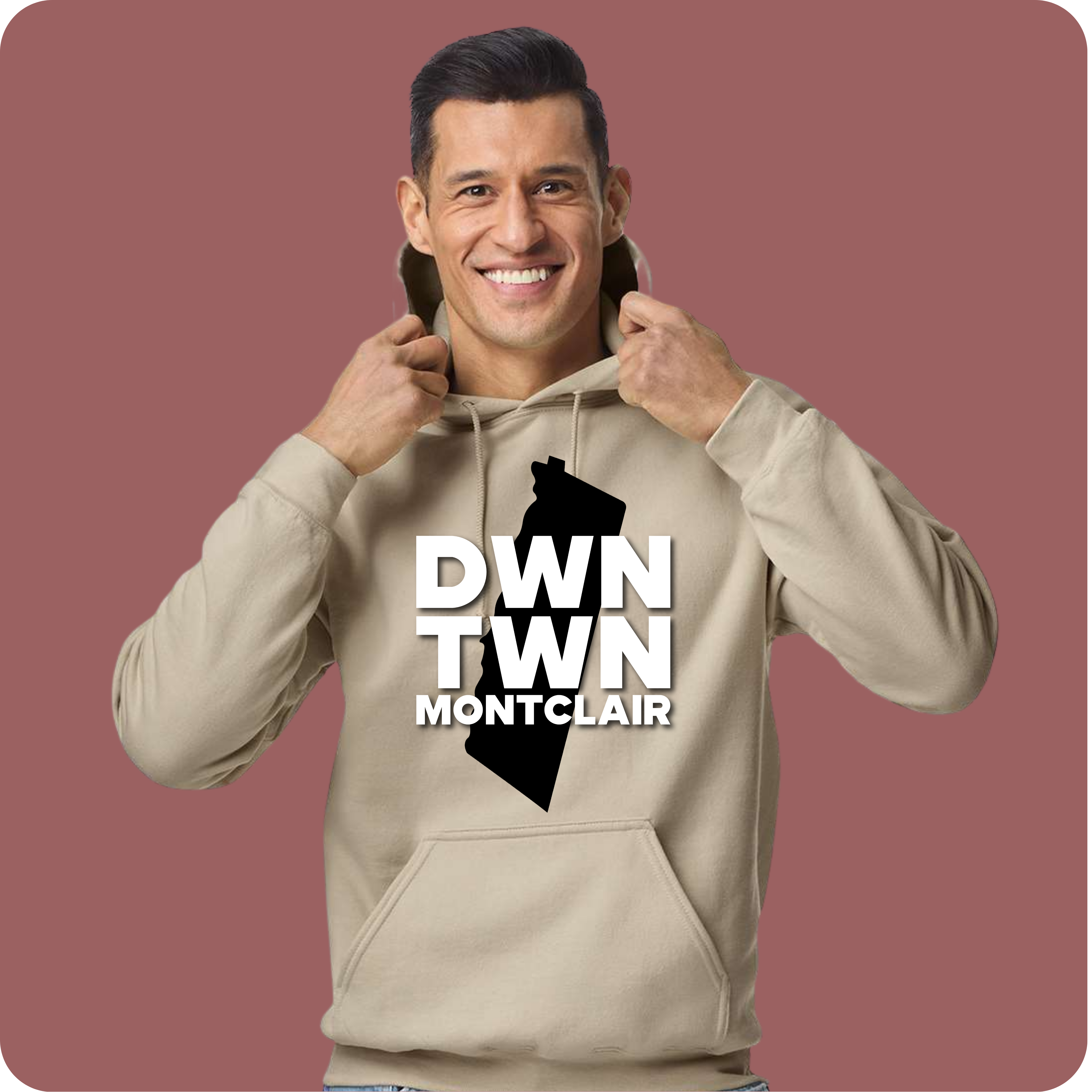 DWN TWN Montclair - MAP - HOODIE