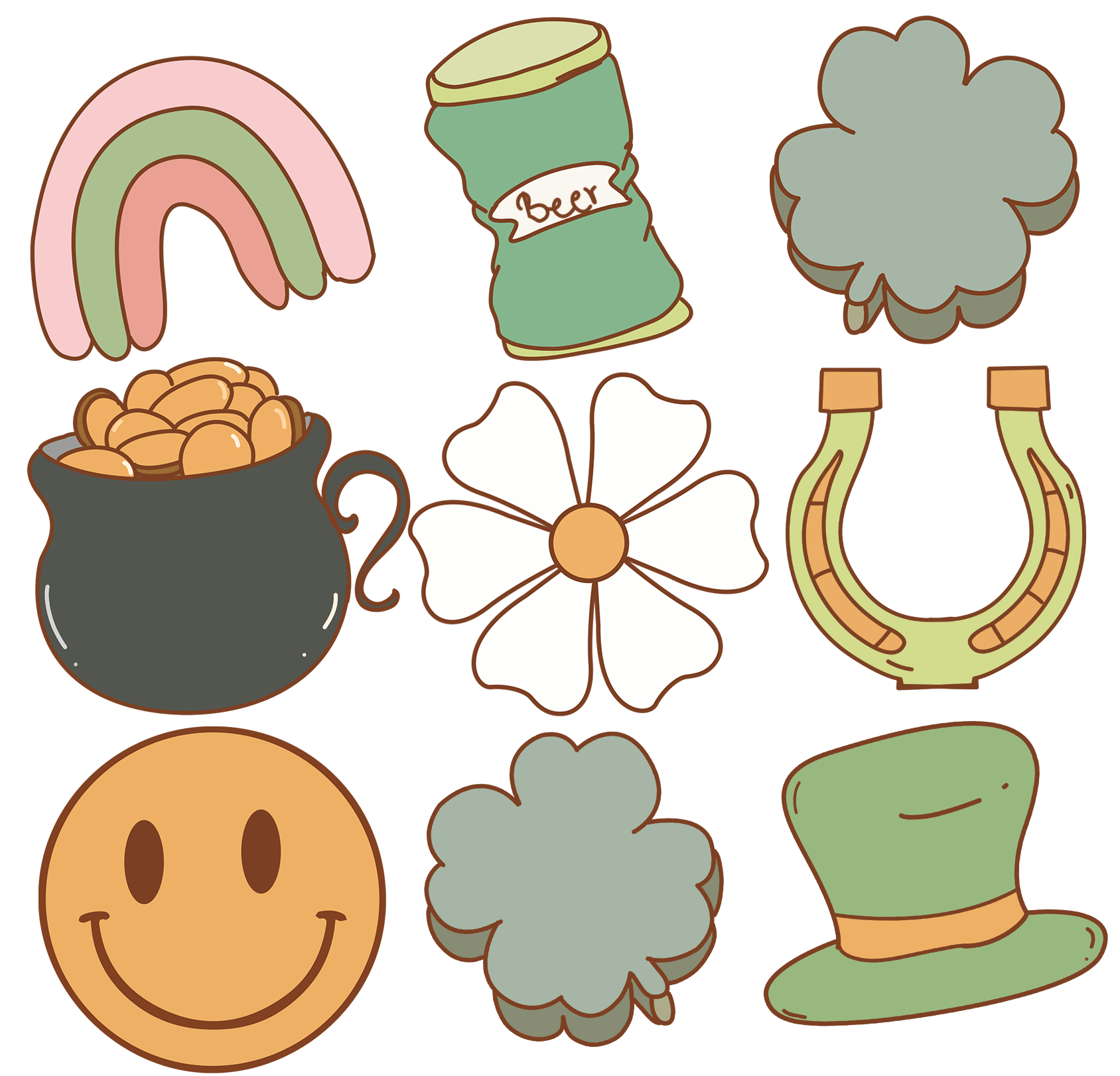 Lucky Charm Design - DTF Ready To Press