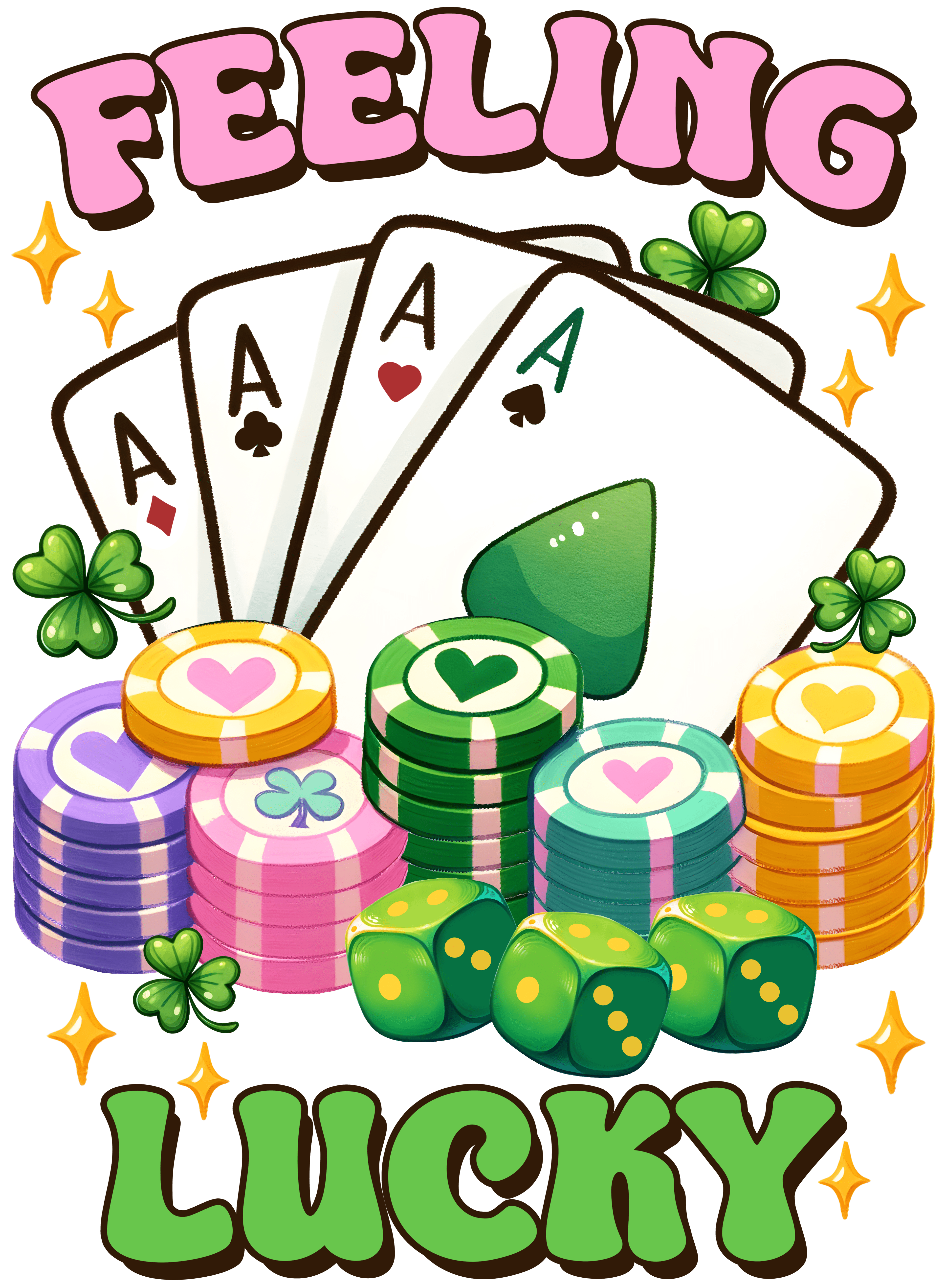 Feeling Lucy Saint Patrick's Day Design | DTF Jersey
