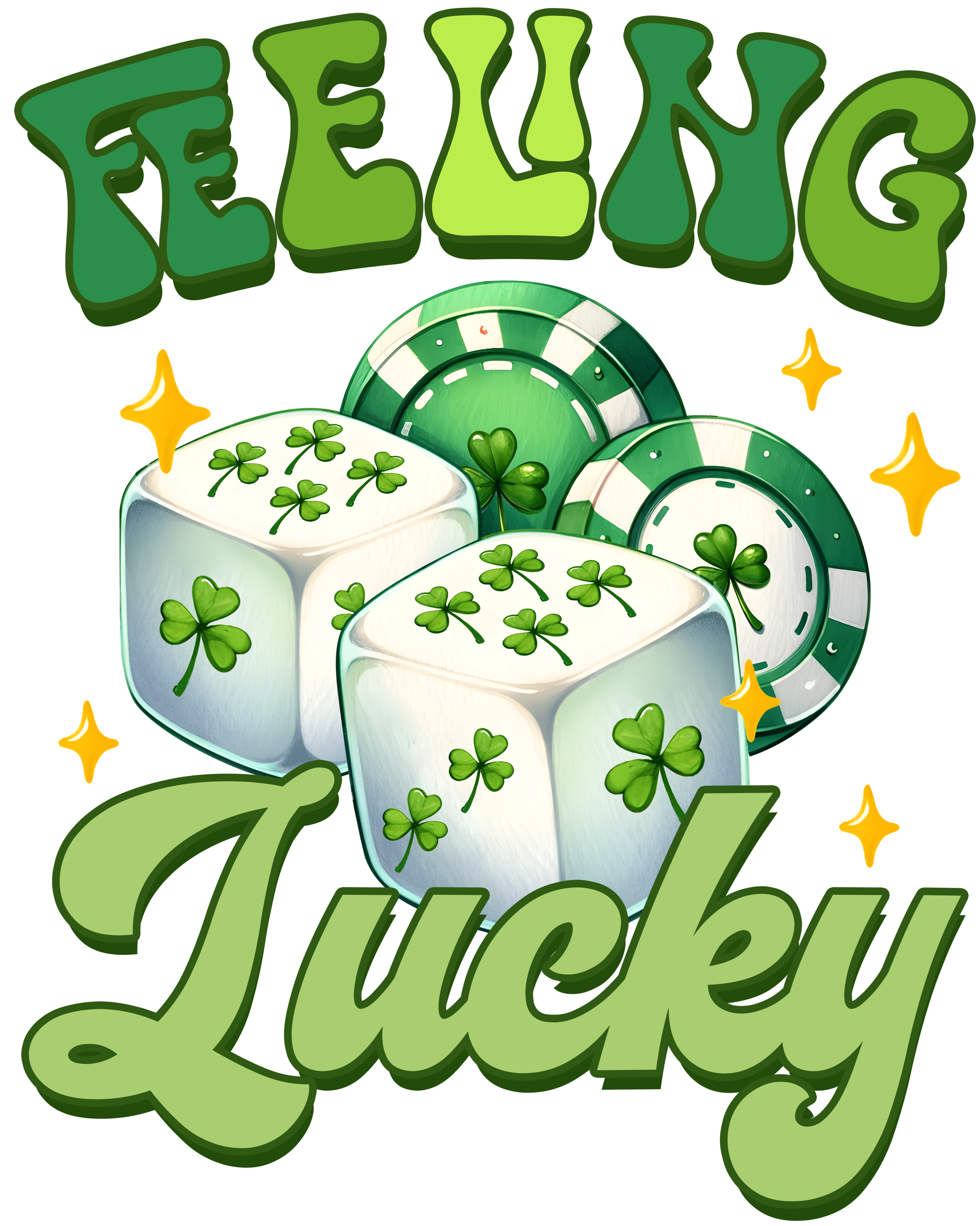 St. Paddy's Day Feeling Lucy Design | DTF Jersey