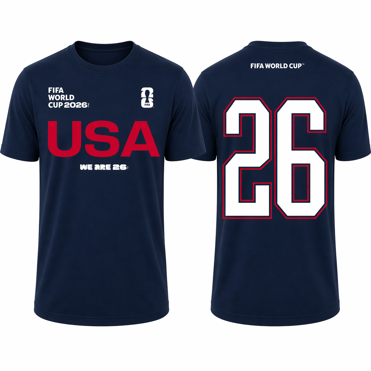 FIFA World Cup 2026 USA Shirt – Official "We Are 26" Team USA T-Shirt