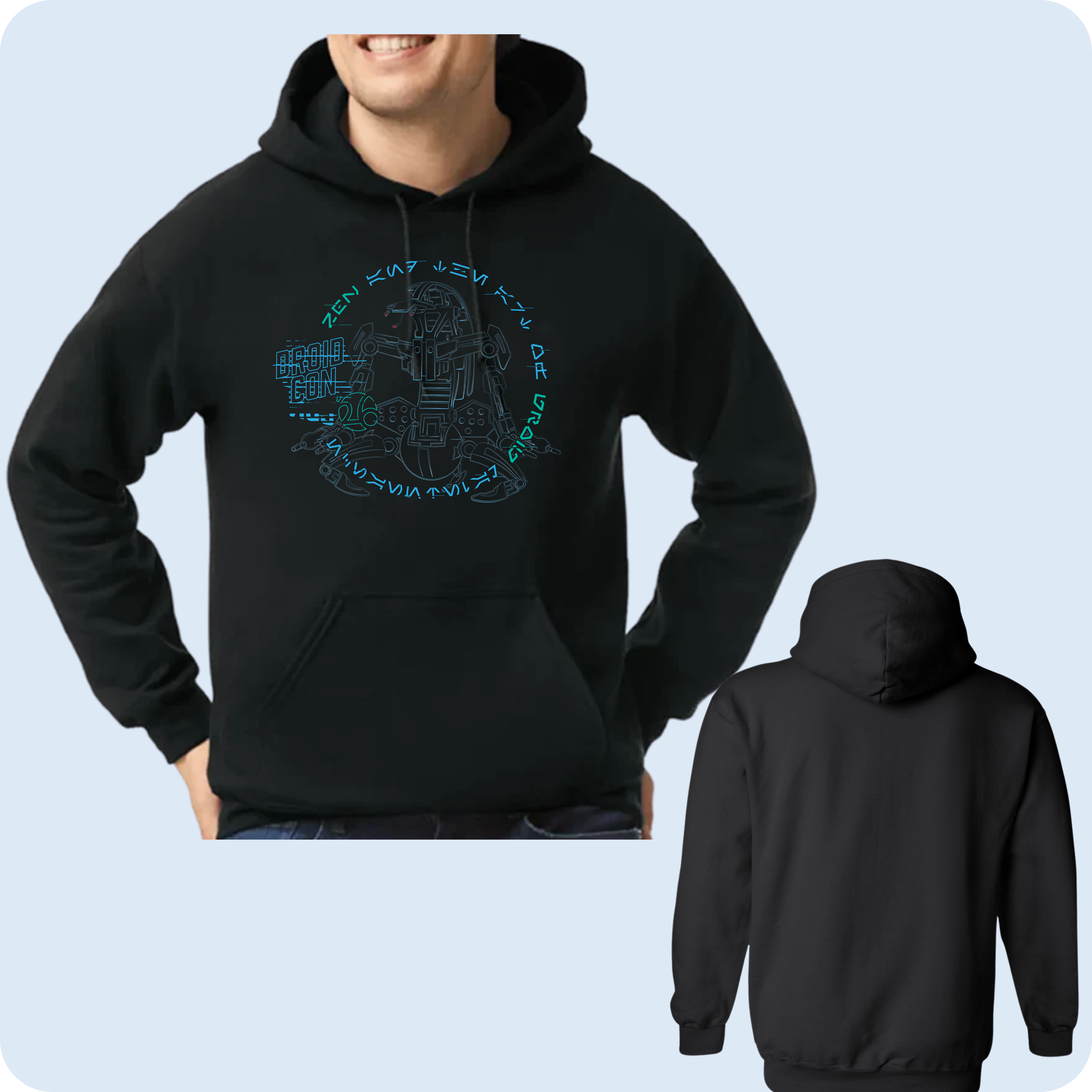Droid Con - Front Design Hoodie