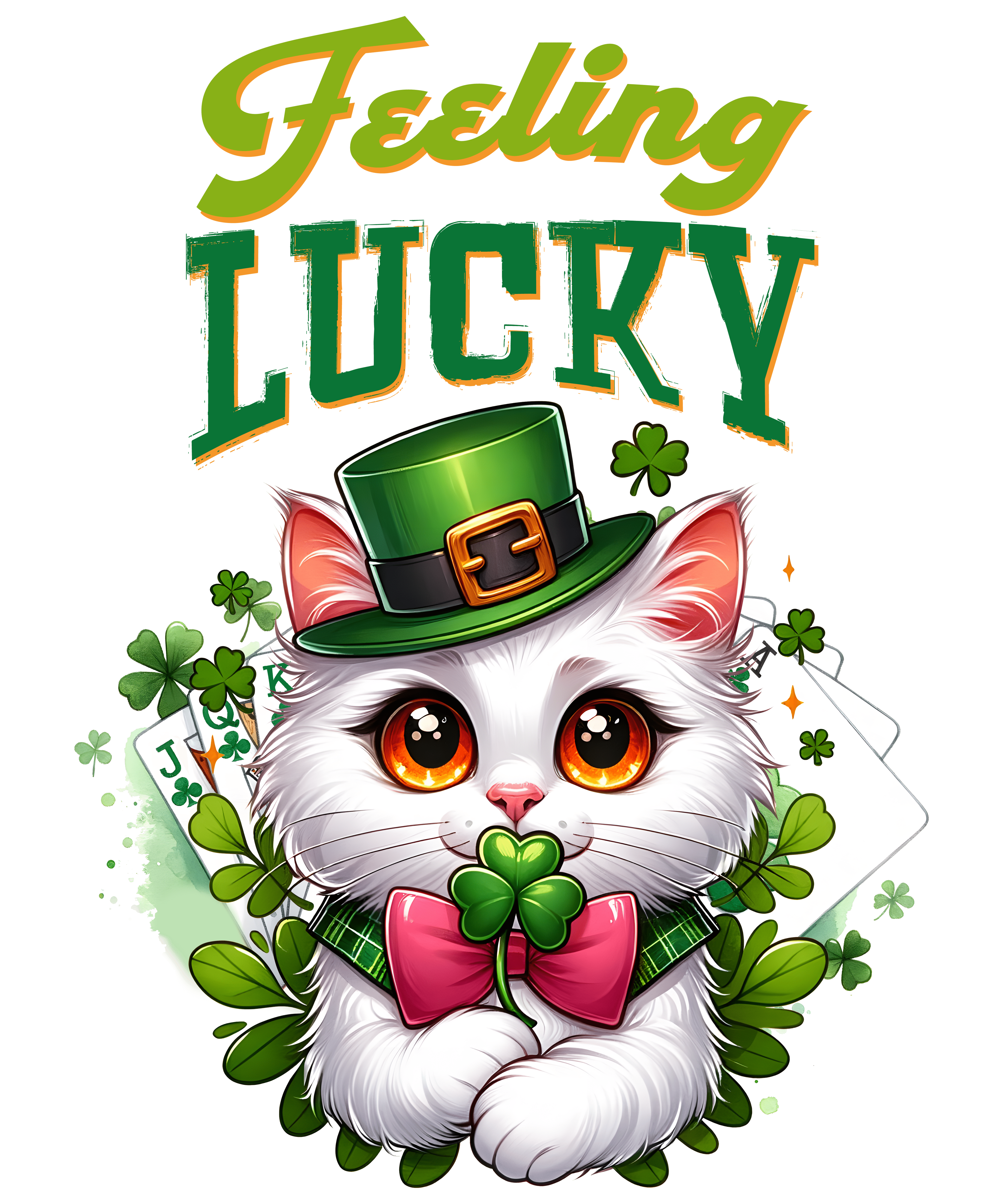 Happy Patrick's Day Feeling Lucy Design | DTF Jersey