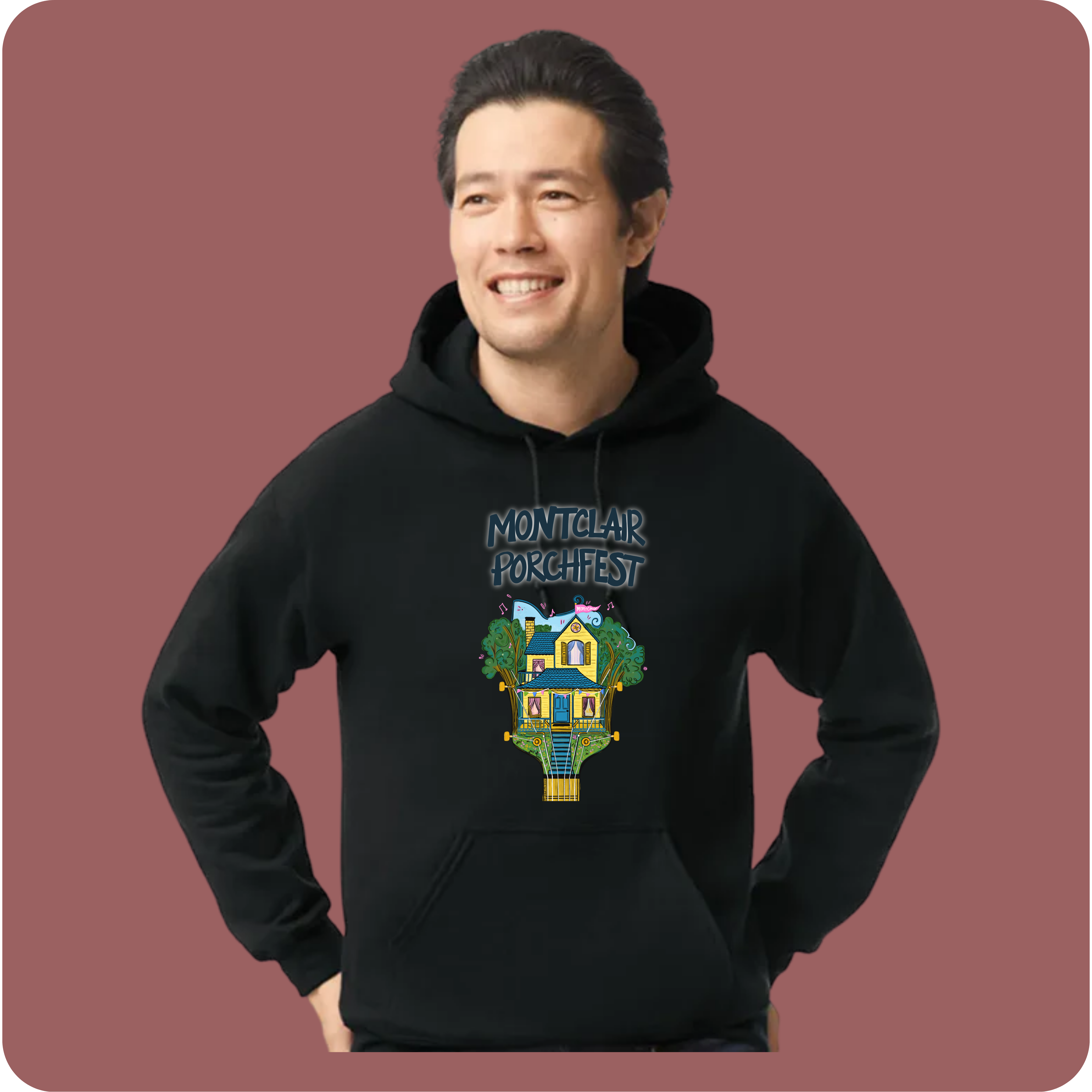 DWN TWN Montclair - PORCHFEST - Hoodie