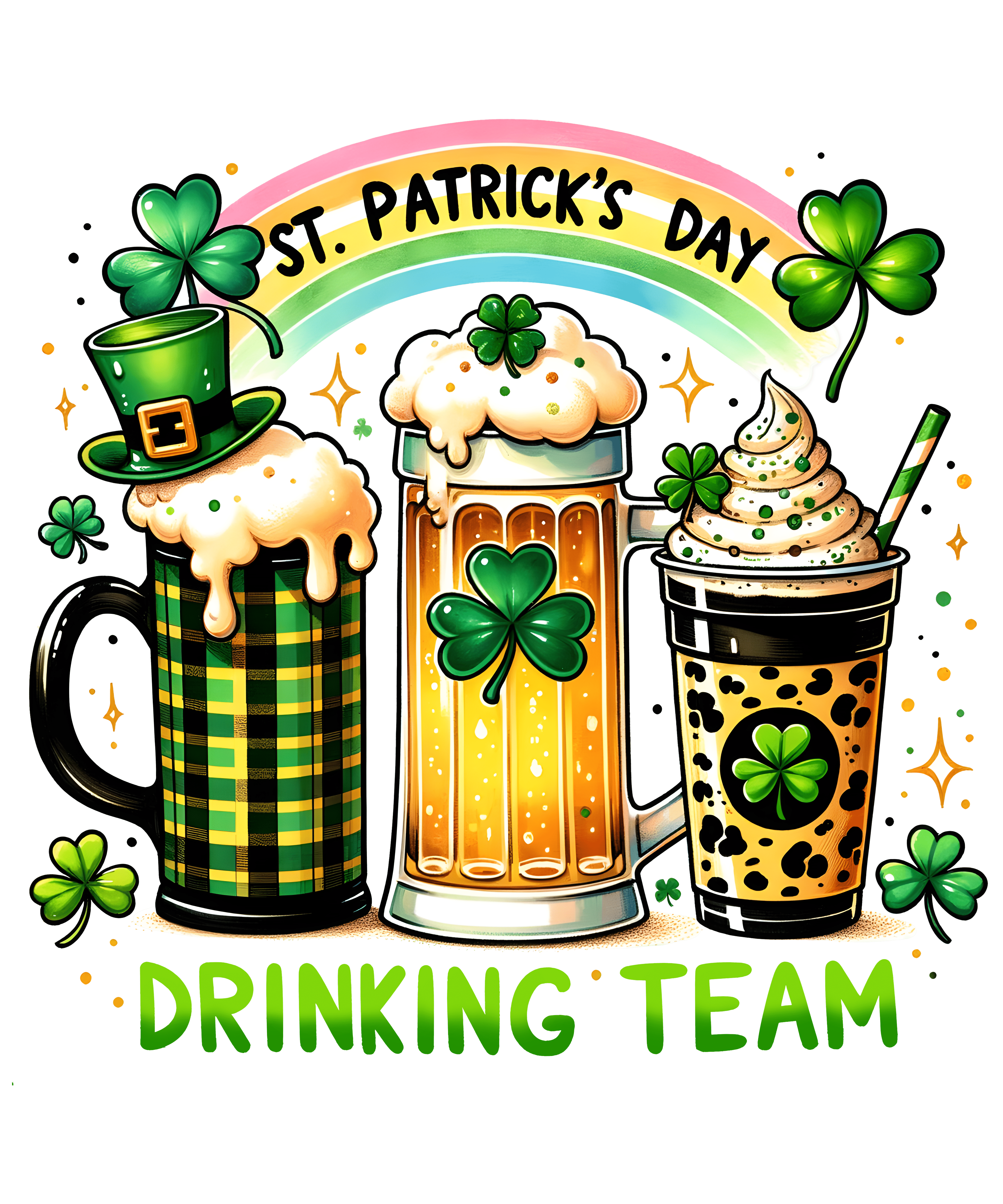 St. Patrick's Day Drinking Team Design | DTF Jersey