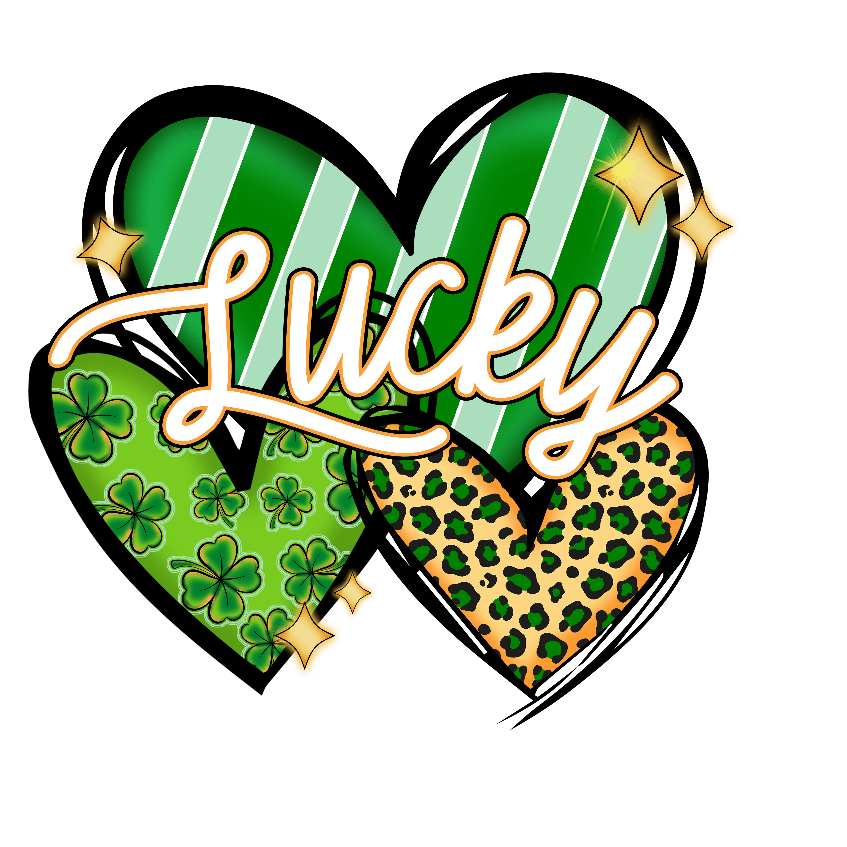 Lucky Heart St. Patrick’s Day DTF Press | DTF Jersey