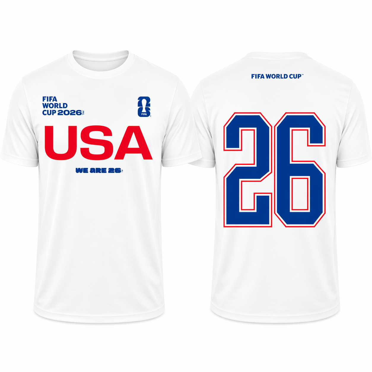 FIFA World Cup 2026 USA Shirt – Official "We Are 26" Team USA T-Shirt