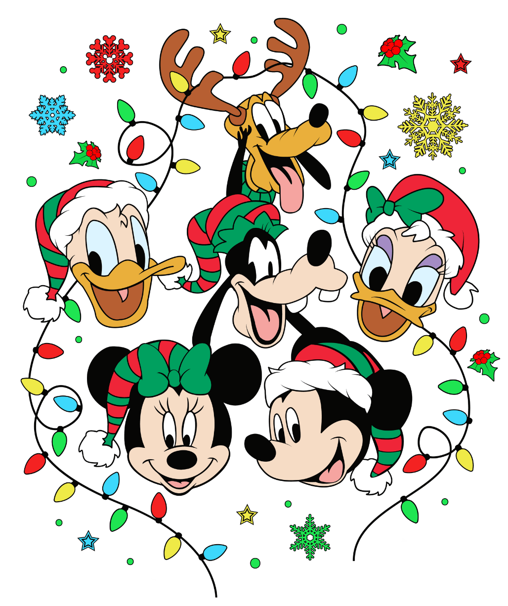 Festive Mouse Christmas Design Ready Press | DTF Jersey