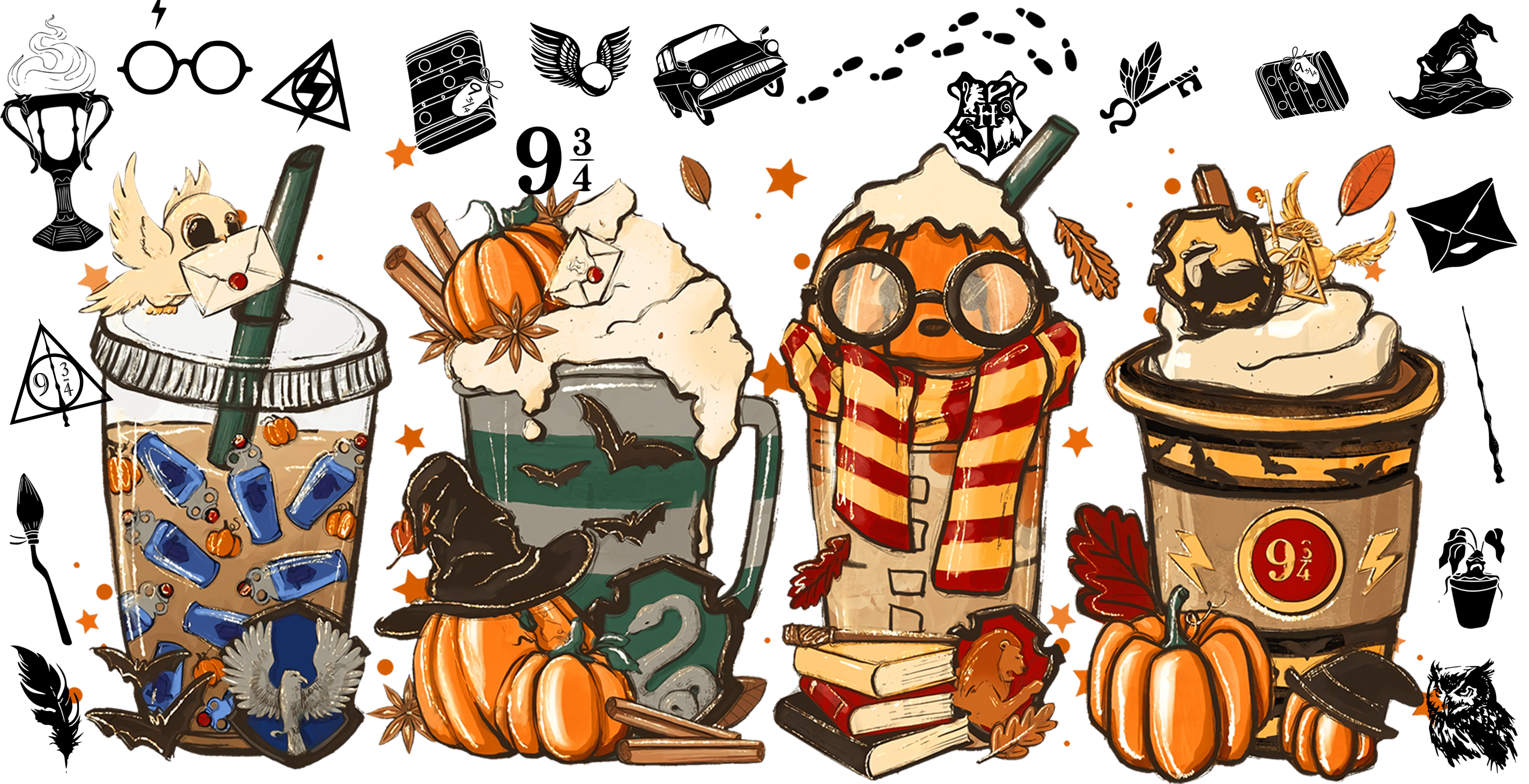 Harry Potter Halloween | Halloween Ready To Press Designs