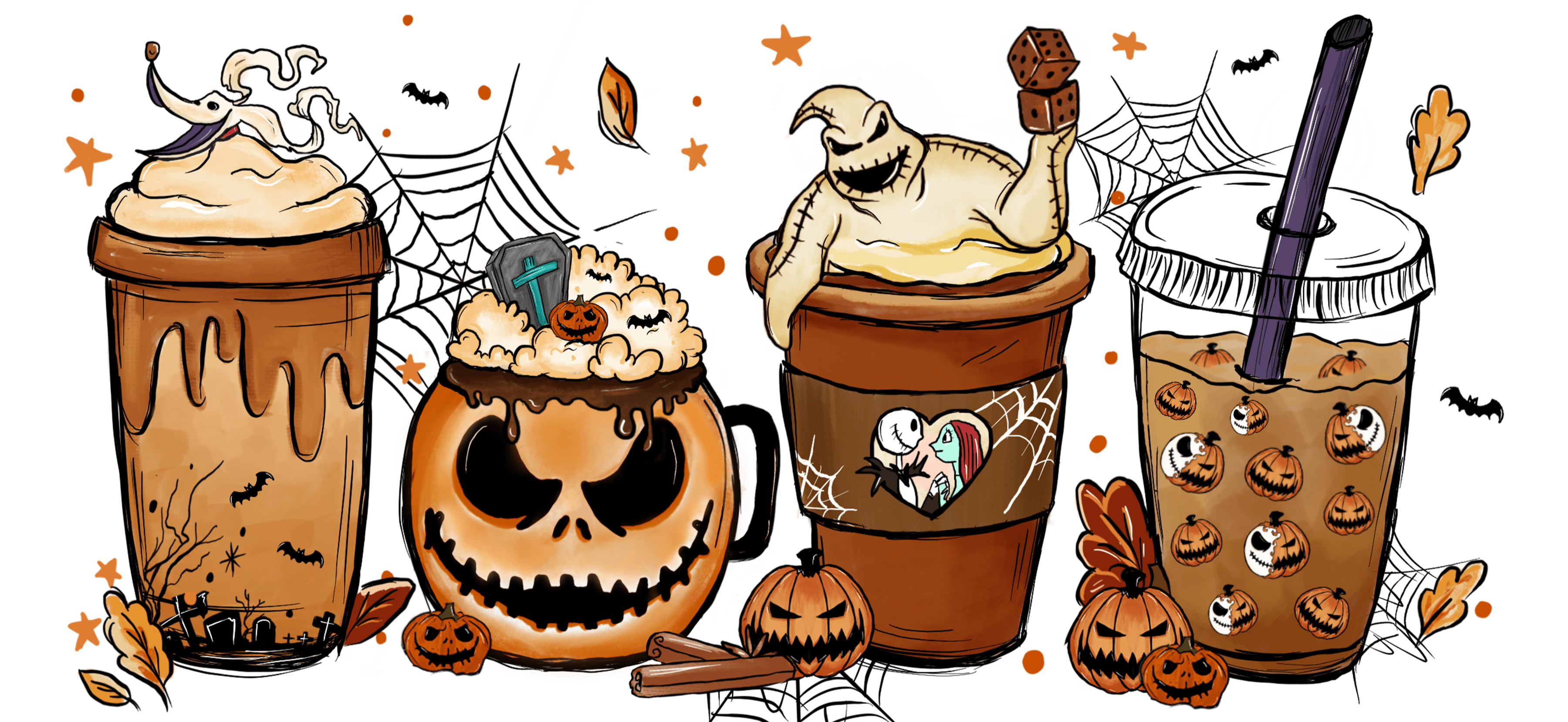 Mummy Halloween | Halloween Ready To Press Designs