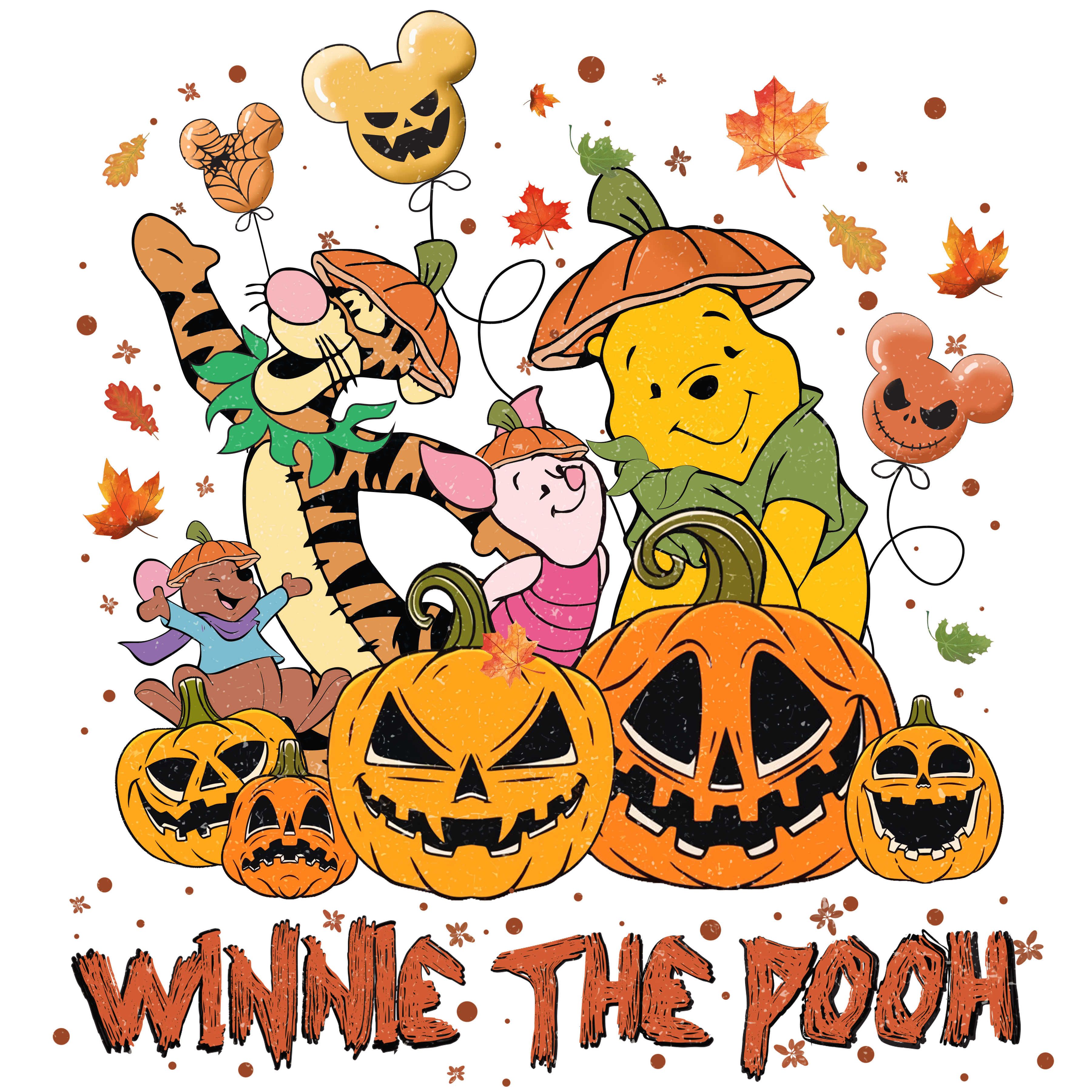 Winnie the Pooh Halloween | Halloween Ready To Press Designs