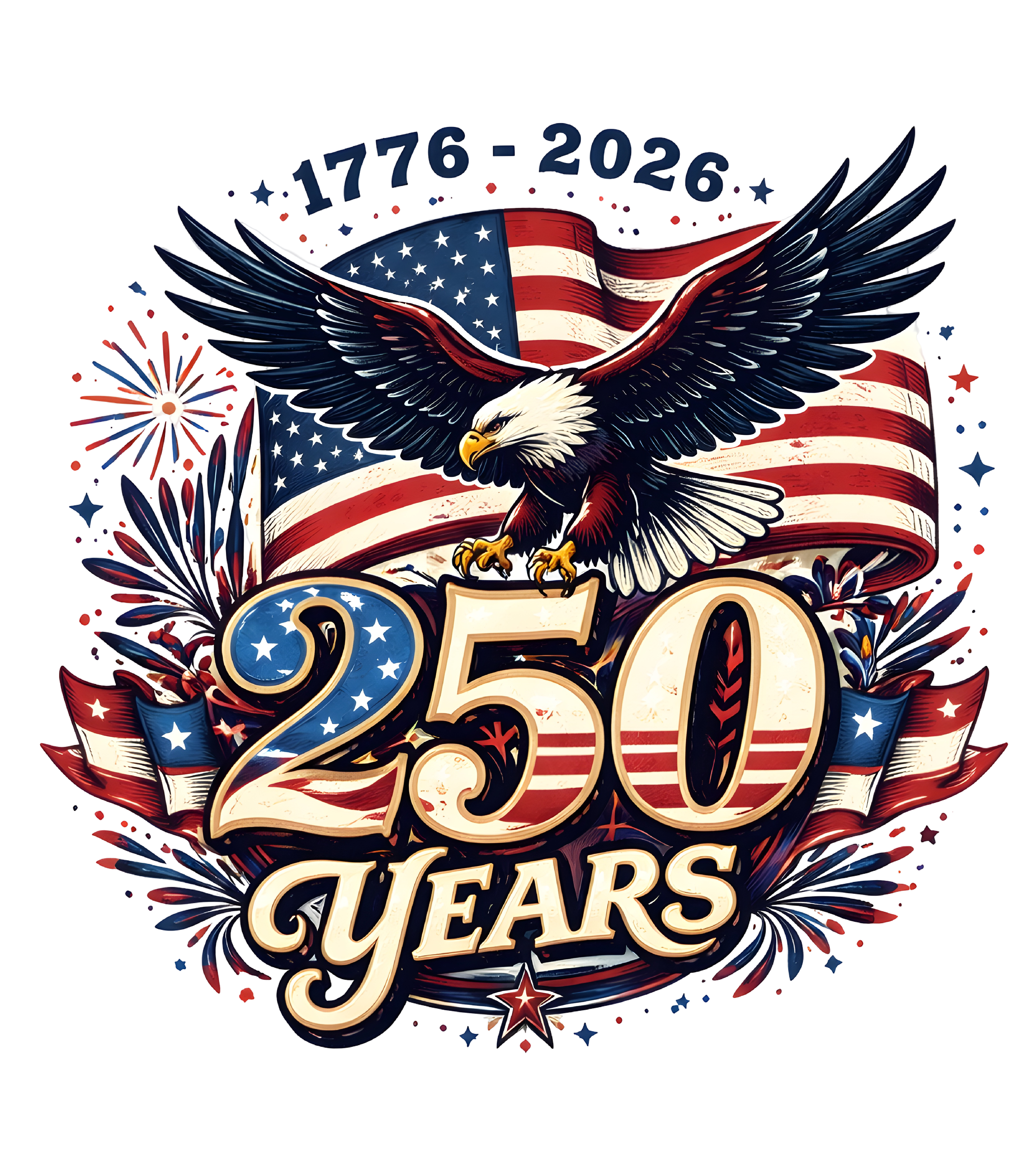 Eagle USA 250th Anniversary DTF-Ready to Press (V2) | DTF Jersey