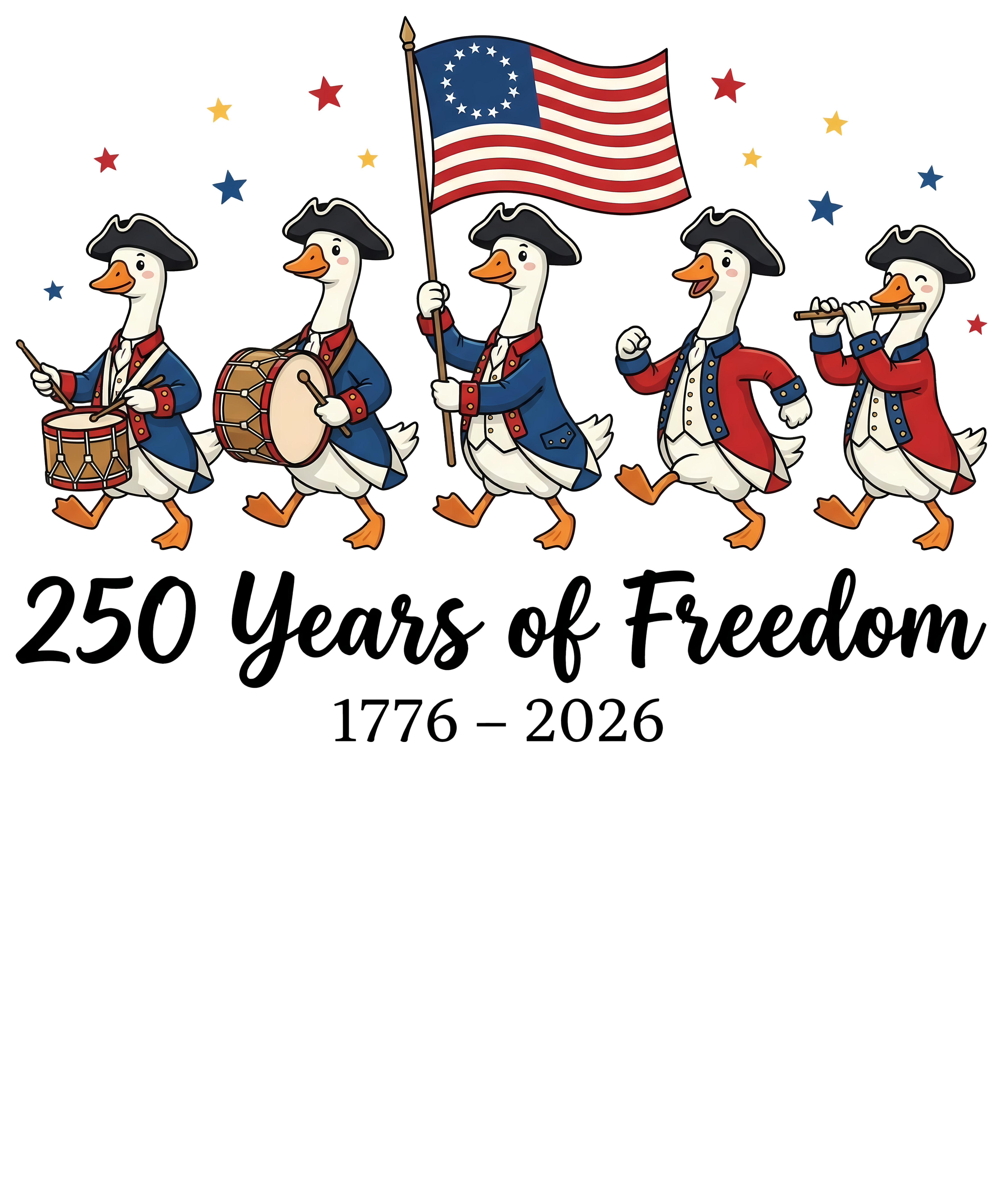 Duck Soldiers -USA 250th Anniversary DTF-Ready to Press (V2) | DTF Jersey