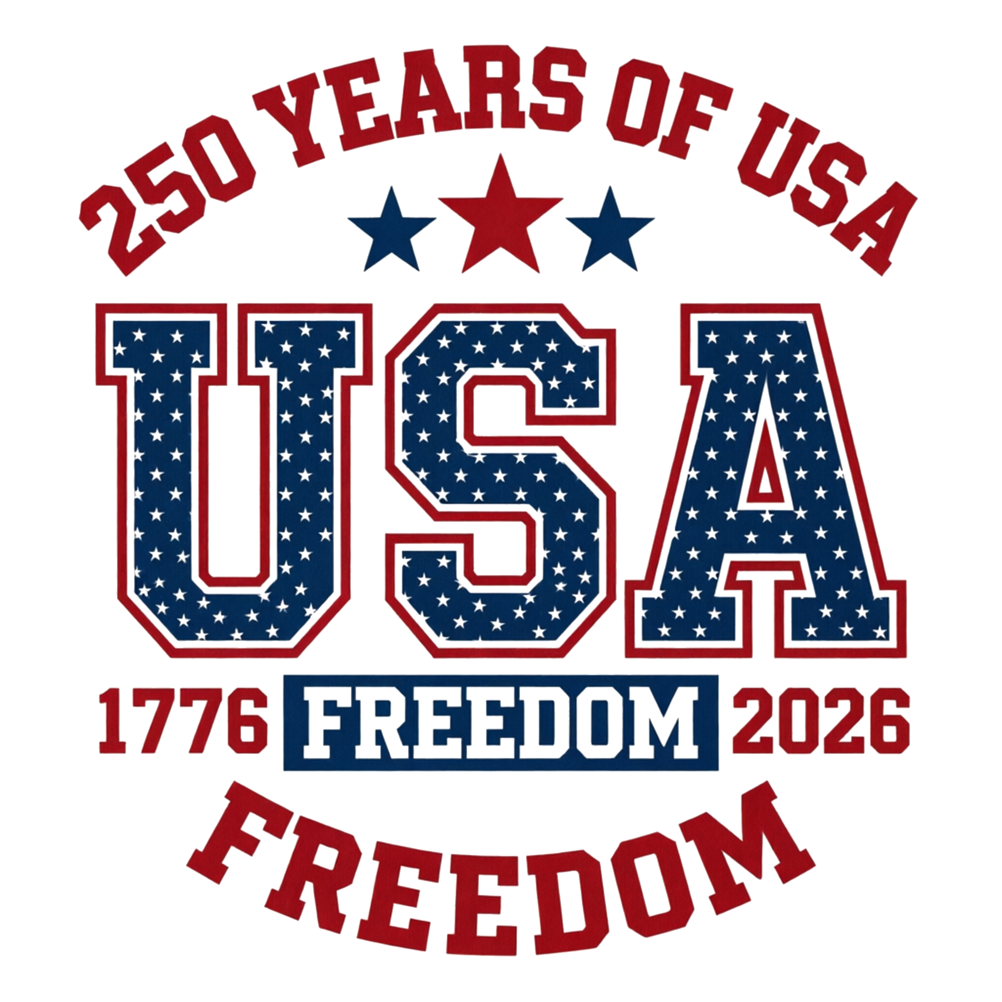 1776 - USA 250th Anniversary DTF-Ready to Press (V2) | DTF Jersey
