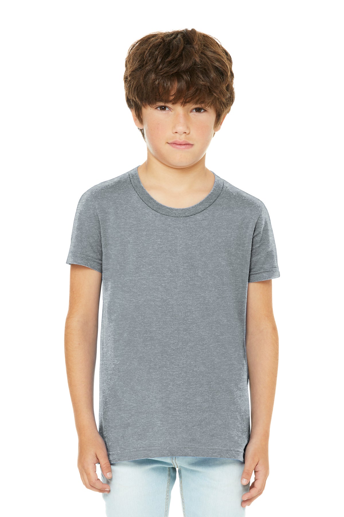 Bella Canvas 3001Y CVC Youth T-Shirt (S-M-L-XL)