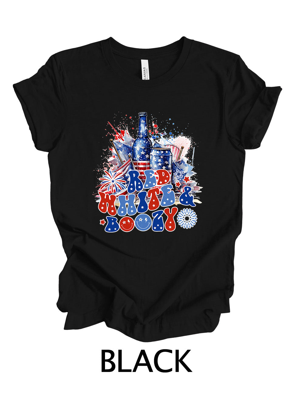 Red, White & Boozy | 4th Of July Ready To Press Designs