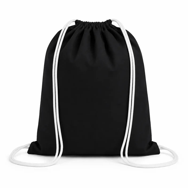 Blank Cotton Drawstring Bags Wholesale | BPK18 Custom Print Ready Cinch Bags
