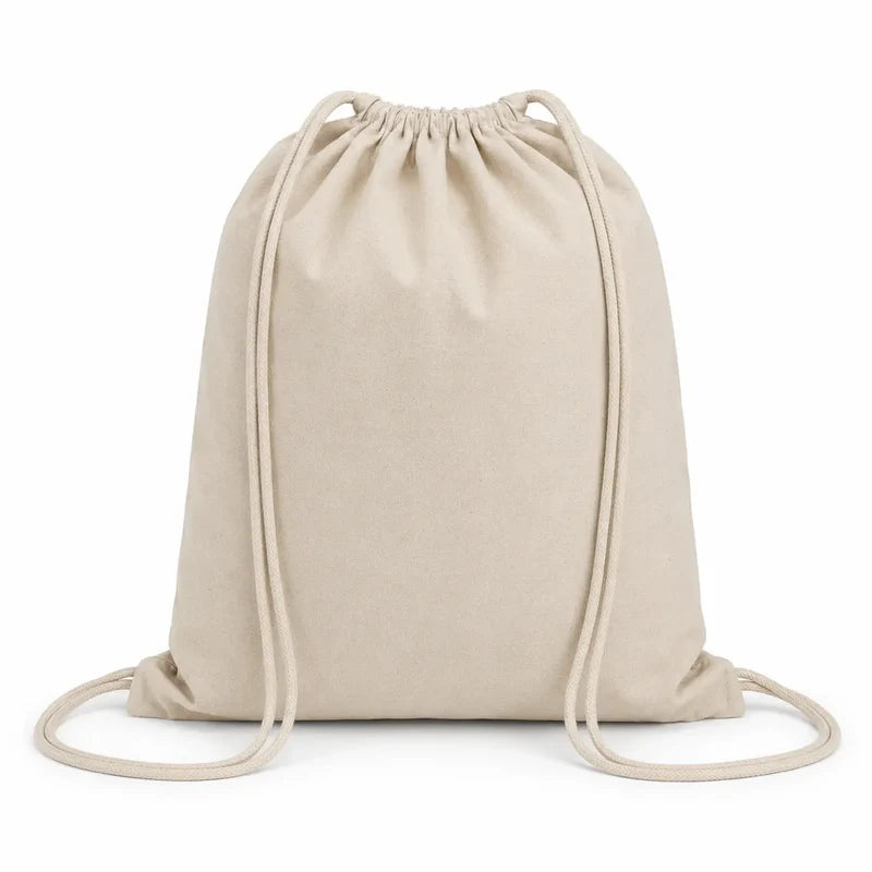 Blank Cotton Drawstring Bags Wholesale | BPK18 Custom Print Ready Cinch Bags