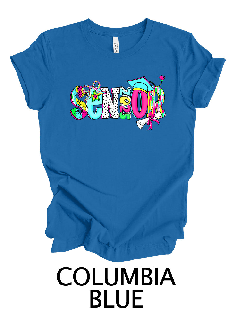 Color Pop Senior 2025 | Graduation Ready To Press Designs