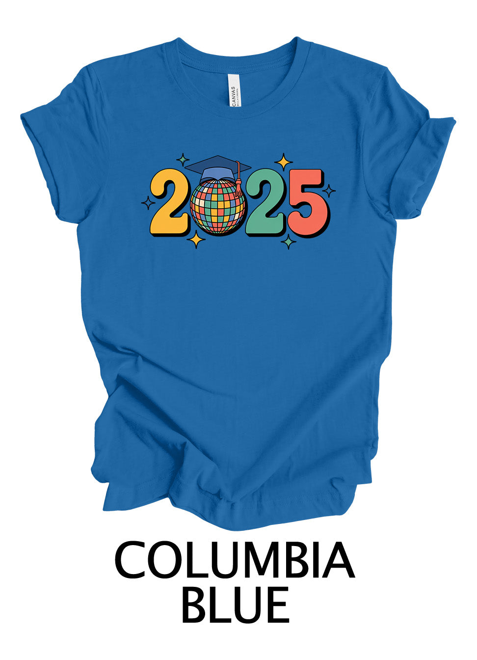 Disco Grad 2025 | Graduation Ready To Press Designs