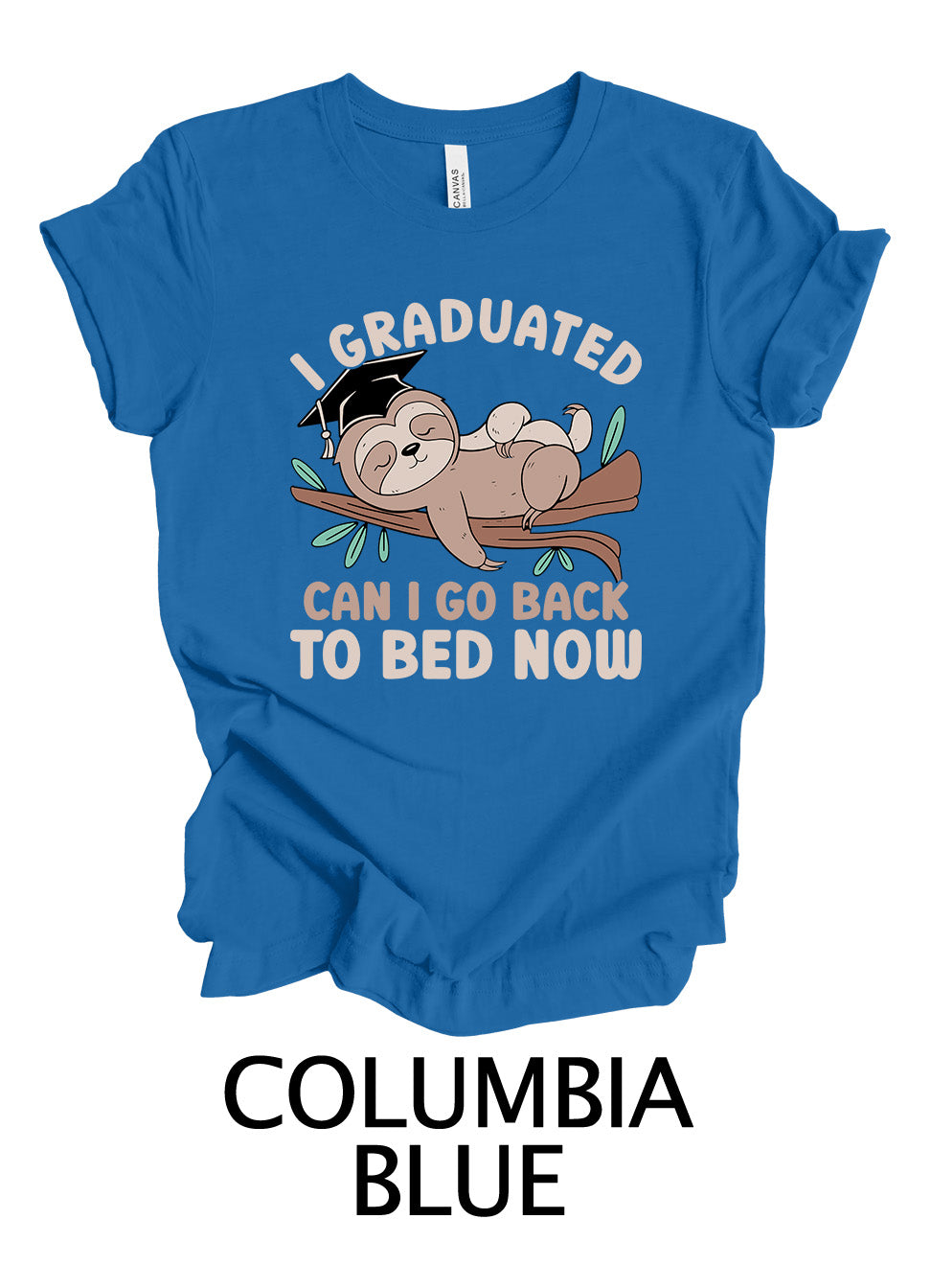 Sleepy Sloth Grad | Graduation Ready To Press Designs