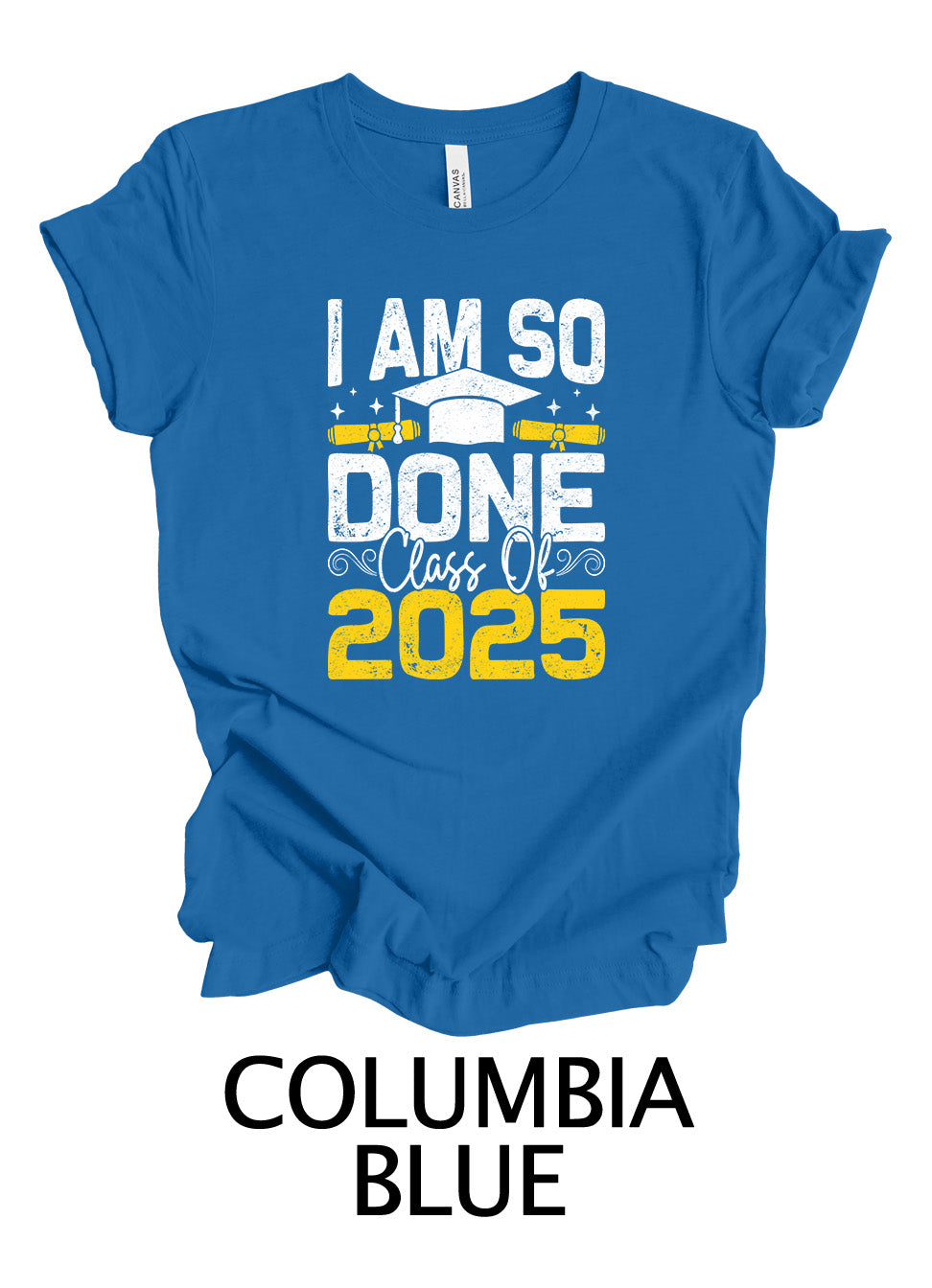 Straight Outta School 2025 | Graduation Ready To Press Designs